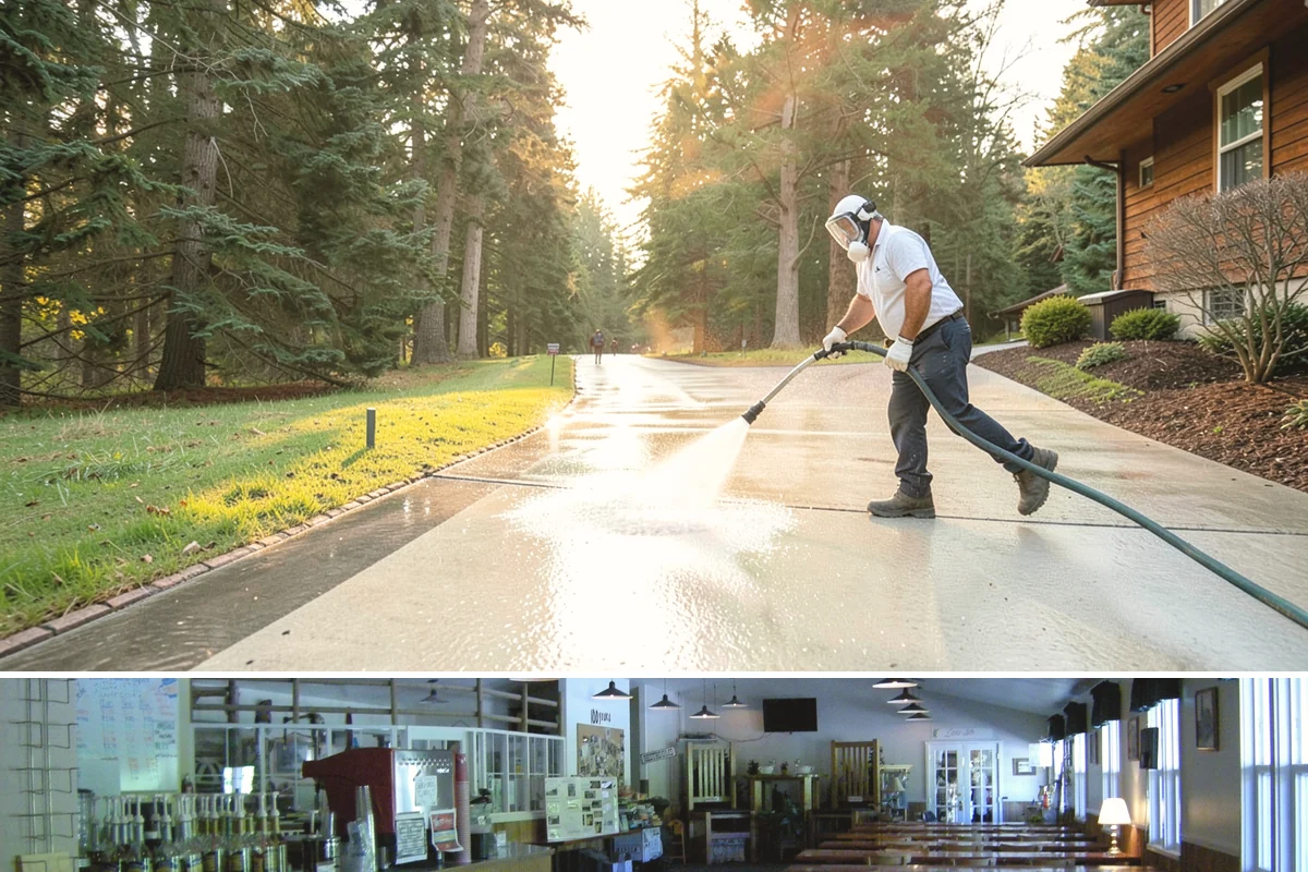 Gas Station Cleaning in Black Diamond, King County, WA - Late spring through early fall gives the driest windows for degreasing and containment, though covered fuel courts can be...
