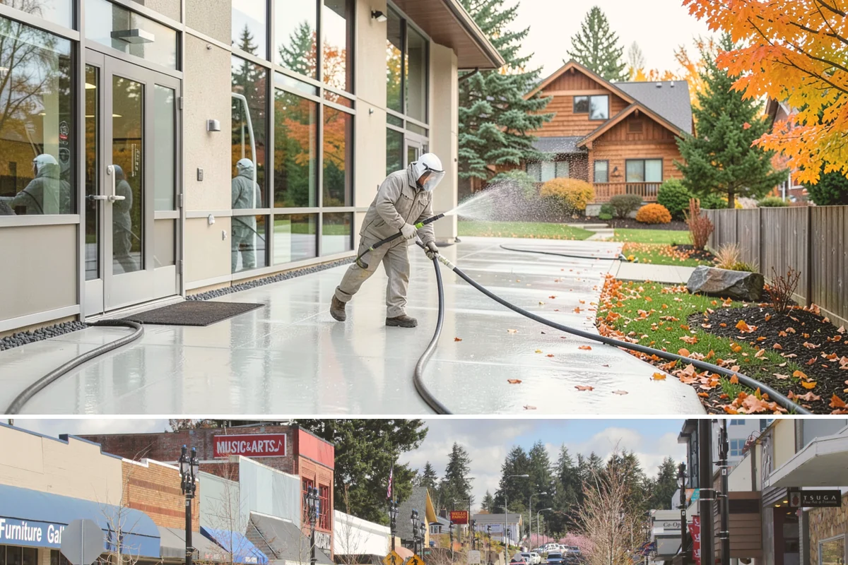 Gas Station Cleaning in Bothell, King County, WA - Late spring through early fall gives the driest windows for degreasing and containment, though covered fuel courts can be...
