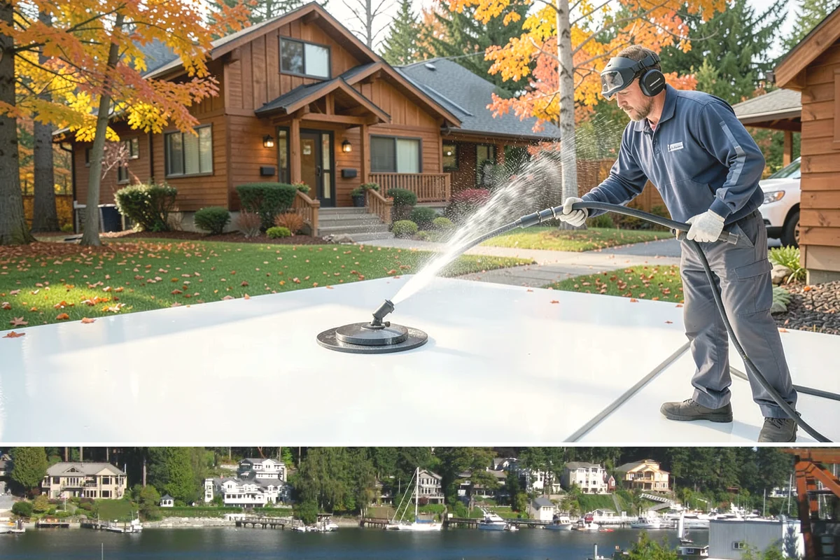 Gas Station Cleaning in Gig Harbor, Pierce County, WA - Late spring through early fall gives the driest windows for degreasing and containment, though covered fuel courts can be...