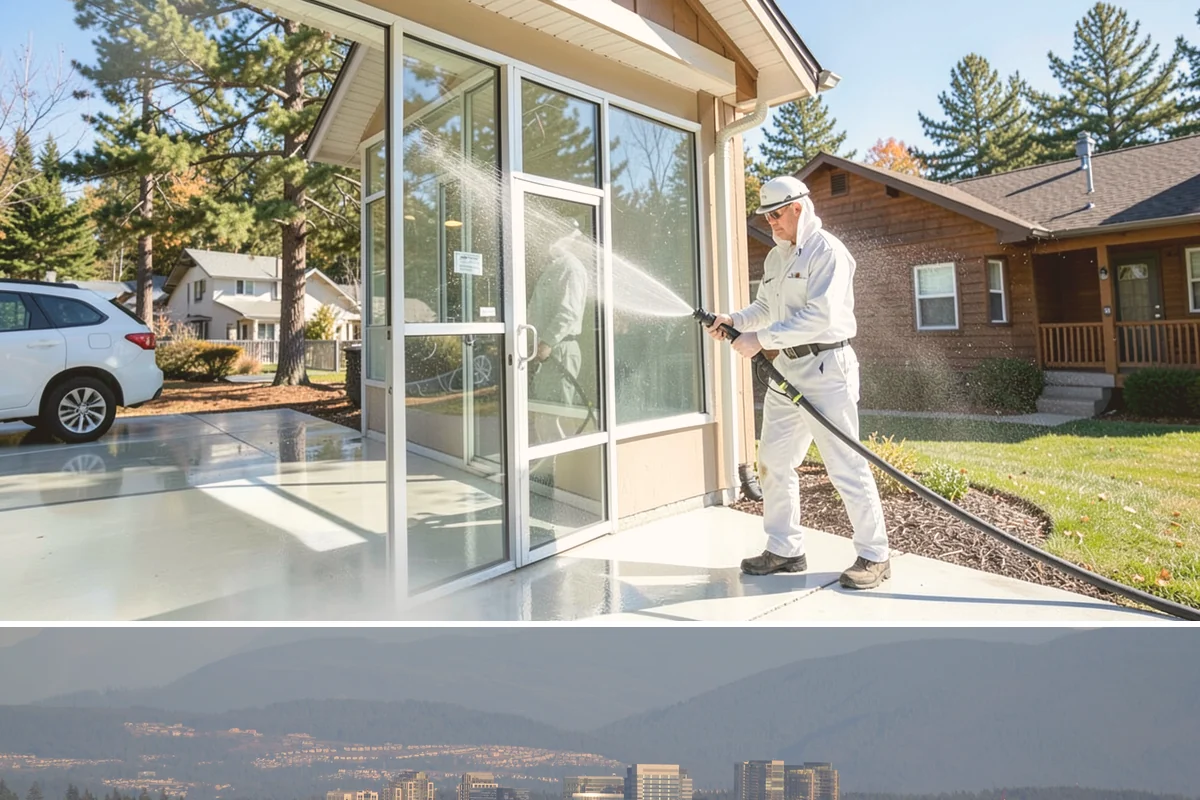 Gas Station Cleaning in Medina, King County, WA - Late spring through early fall gives the driest windows for degreasing and containment, though covered fuel courts can be...
