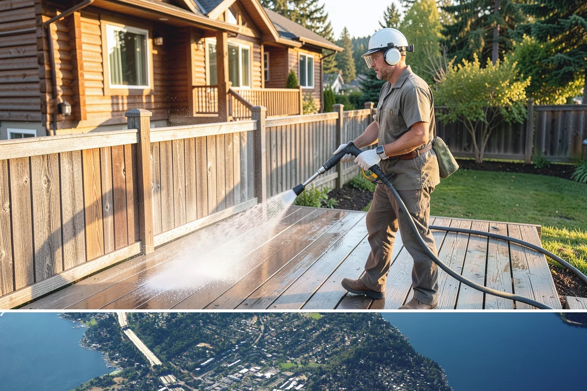 Gas Station Cleaning in Mercer Island, King County, WA - Late spring through early fall gives the driest windows for degreasing and containment, though covered fuel courts can be...