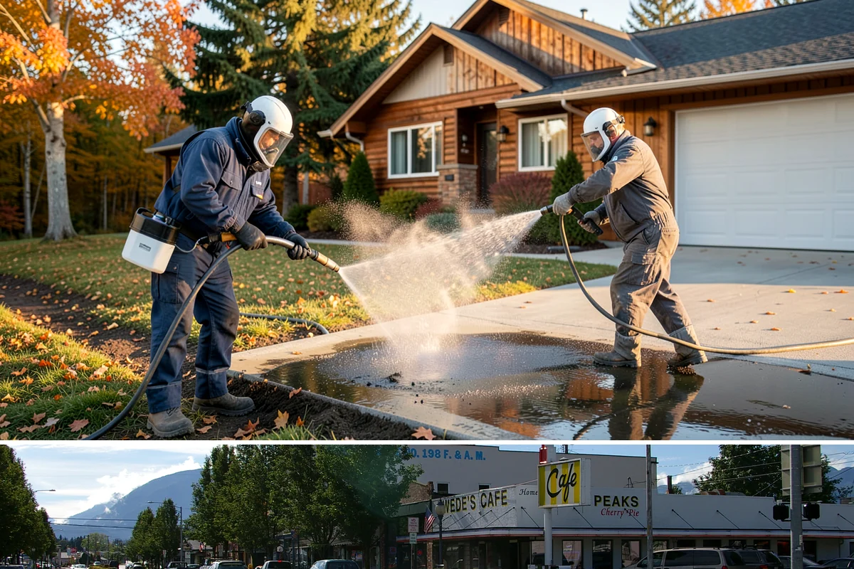 Gas Station Cleaning in North Bend, King County, WA - Late spring through early fall gives the driest windows for degreasing and containment, though covered fuel courts can be...