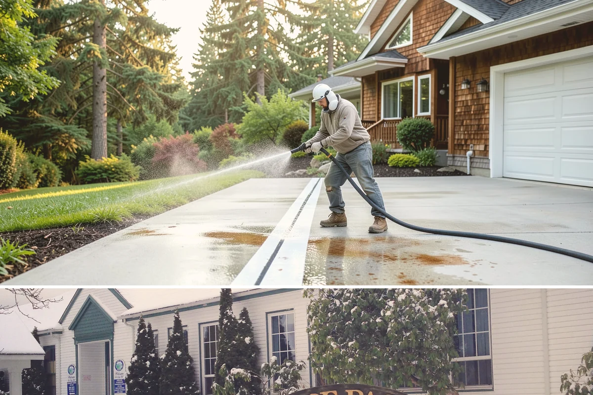 Gas Station Cleaning in Pacific, King County, WA - Late spring through early fall gives the driest windows for degreasing and containment, though covered fuel courts can be...