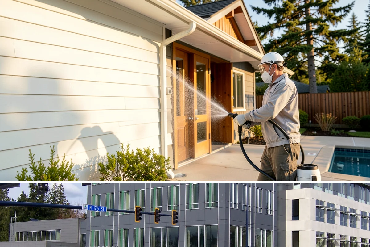 Gas Station Cleaning in Shoreline, King County, WA - Late spring through early fall gives the driest windows for degreasing and containment, though covered fuel courts can be...