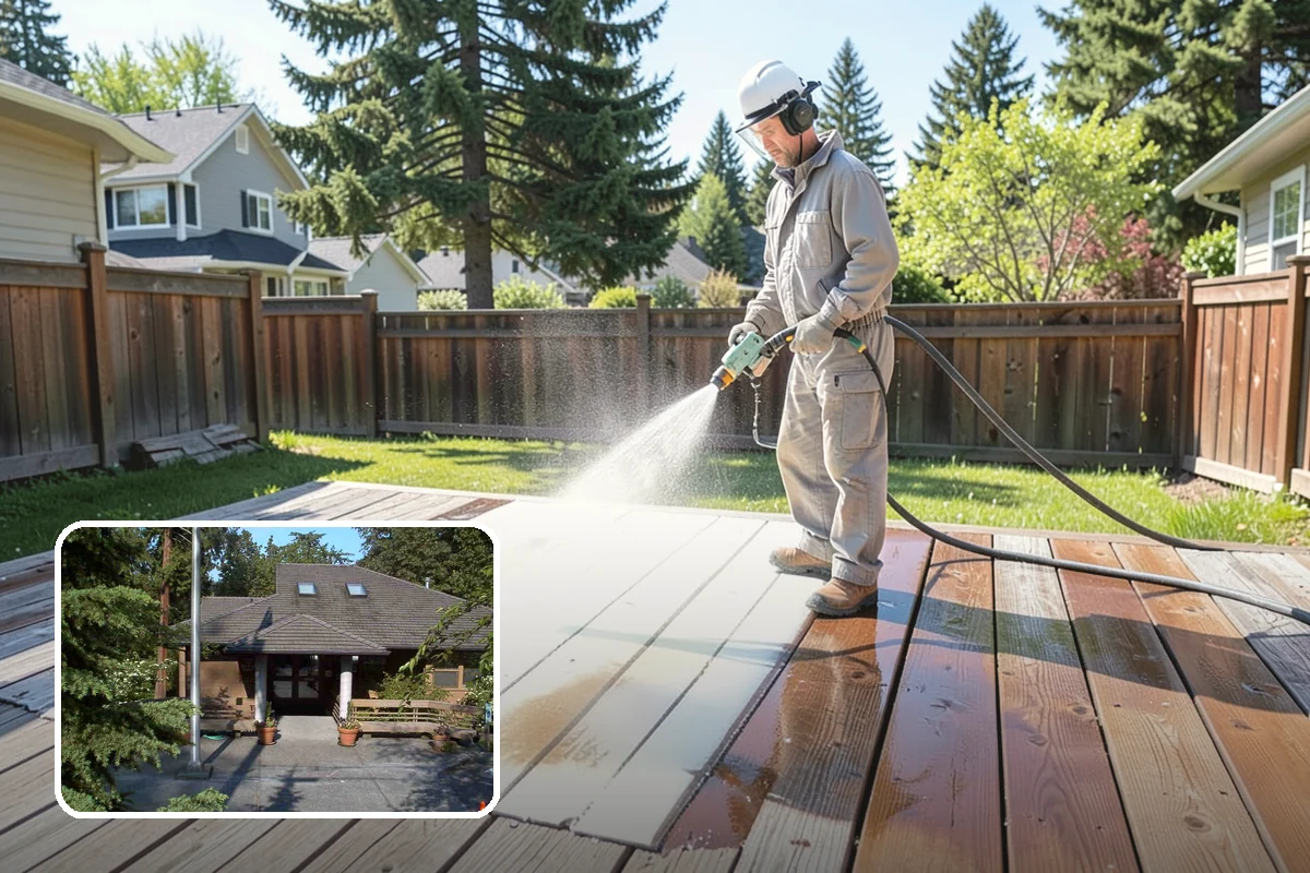 Gas Station Cleaning in Yarrow Point, King County, WA - Removes slip-causing oil and fuel film from pump-island concrete