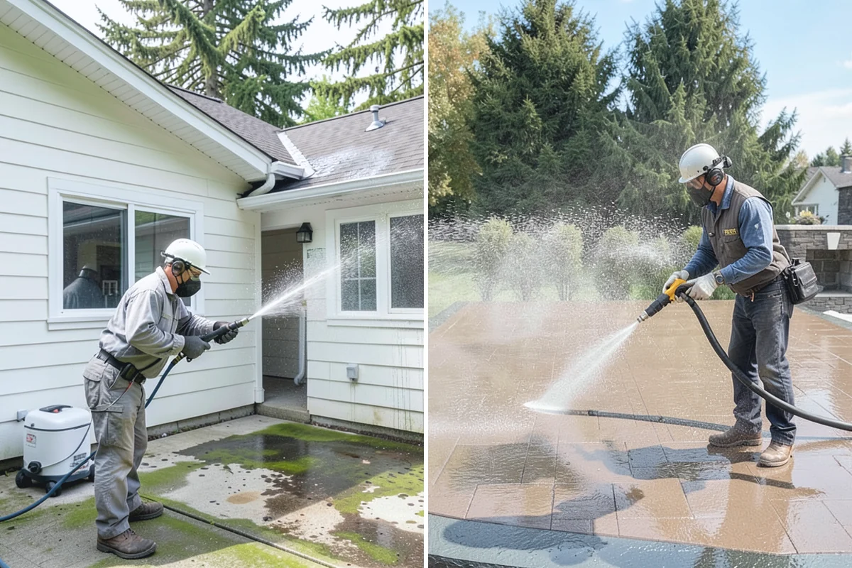 Gazebo Washing in Bonney Lake, Pierce County, WA - Sweep debris and cobwebs from the interior and roof
