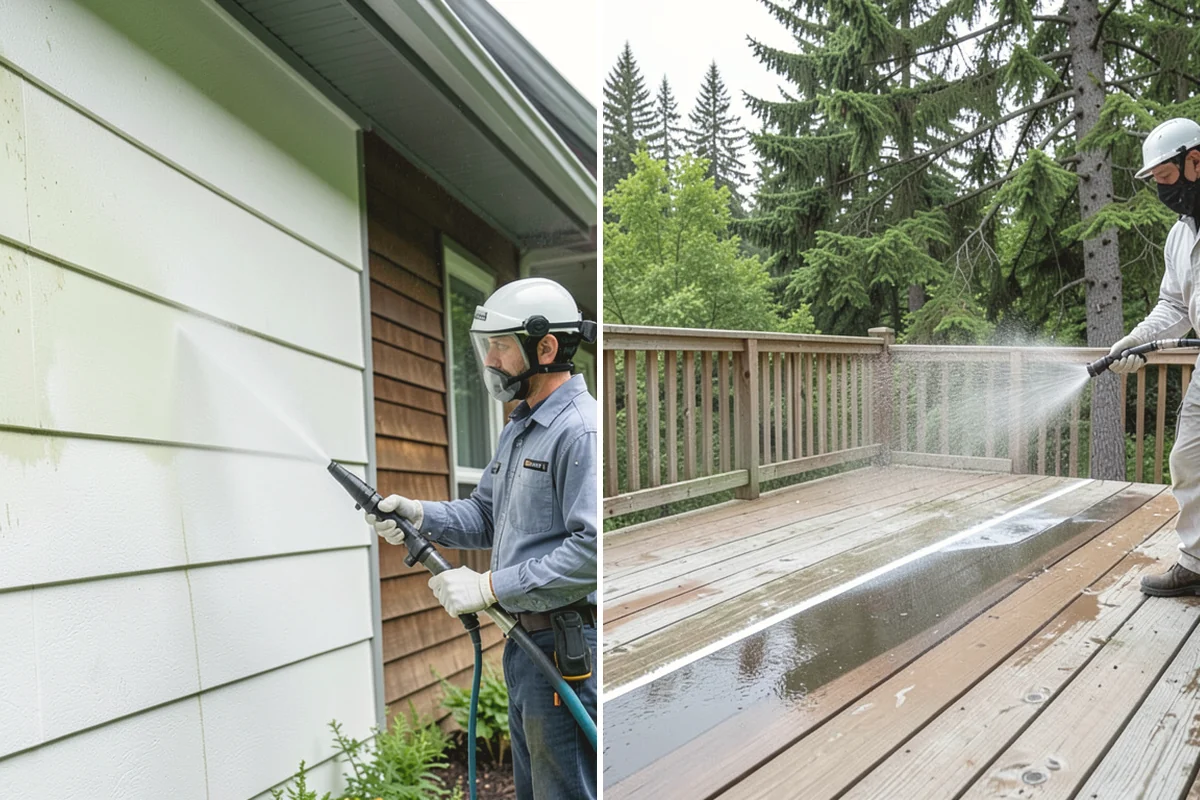 Gazebo Washing in Covington, King County, WA - Sweep debris and cobwebs from the interior and roof