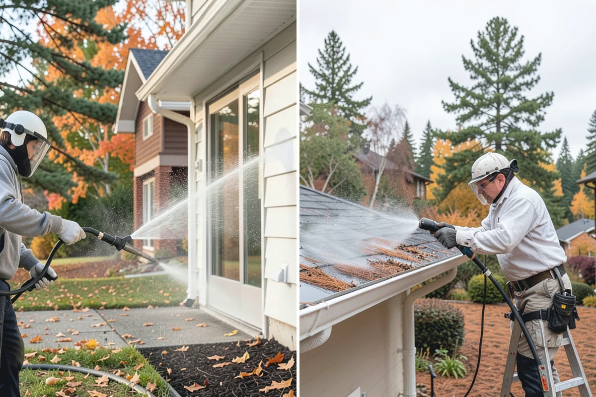 Gazebo Washing in Des Moines, King County, WA - Sweep debris and cobwebs from the interior and roof