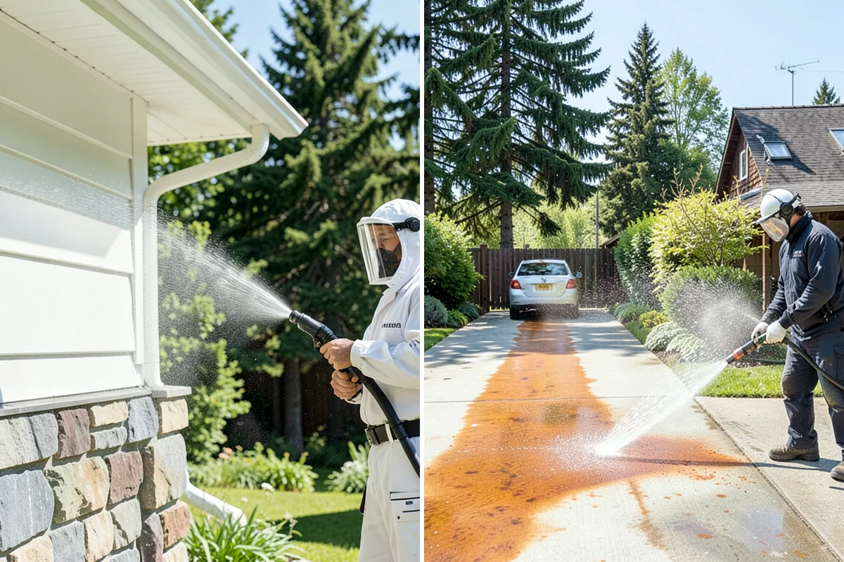 Gazebo Washing in Enumclaw, King County, WA - Sweep debris and cobwebs from the interior and roof