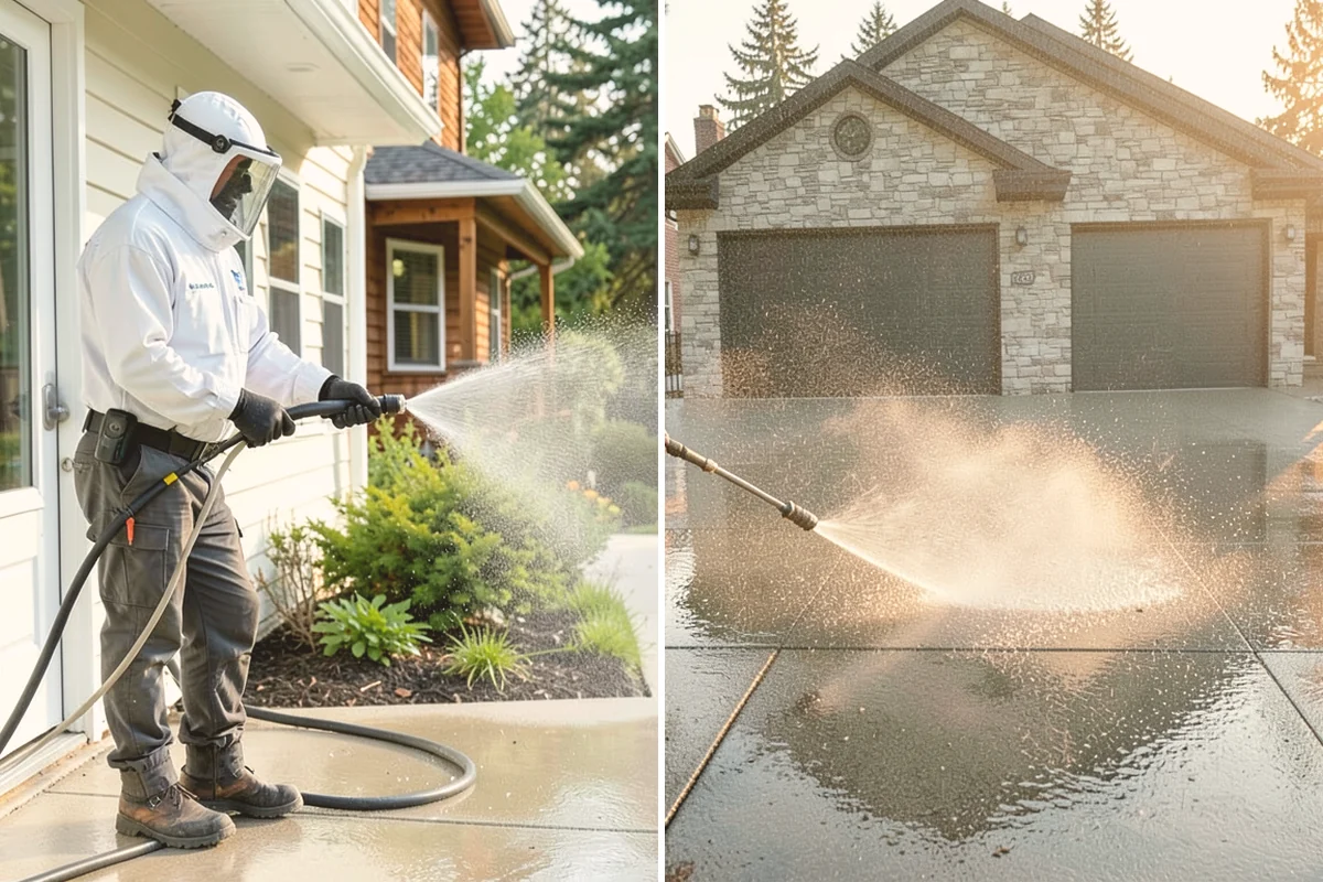 Gazebo Washing in Kent, King County, WA - Sweep debris and cobwebs from the interior and roof