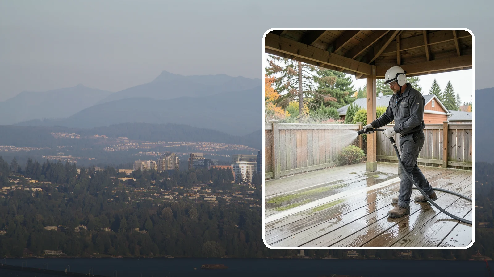 Gazebo Washing in Medina, King County, WA - Wash gazebos inside and out to remove the moss, cobwebs, and mildew that collect in a shaded garden structure.