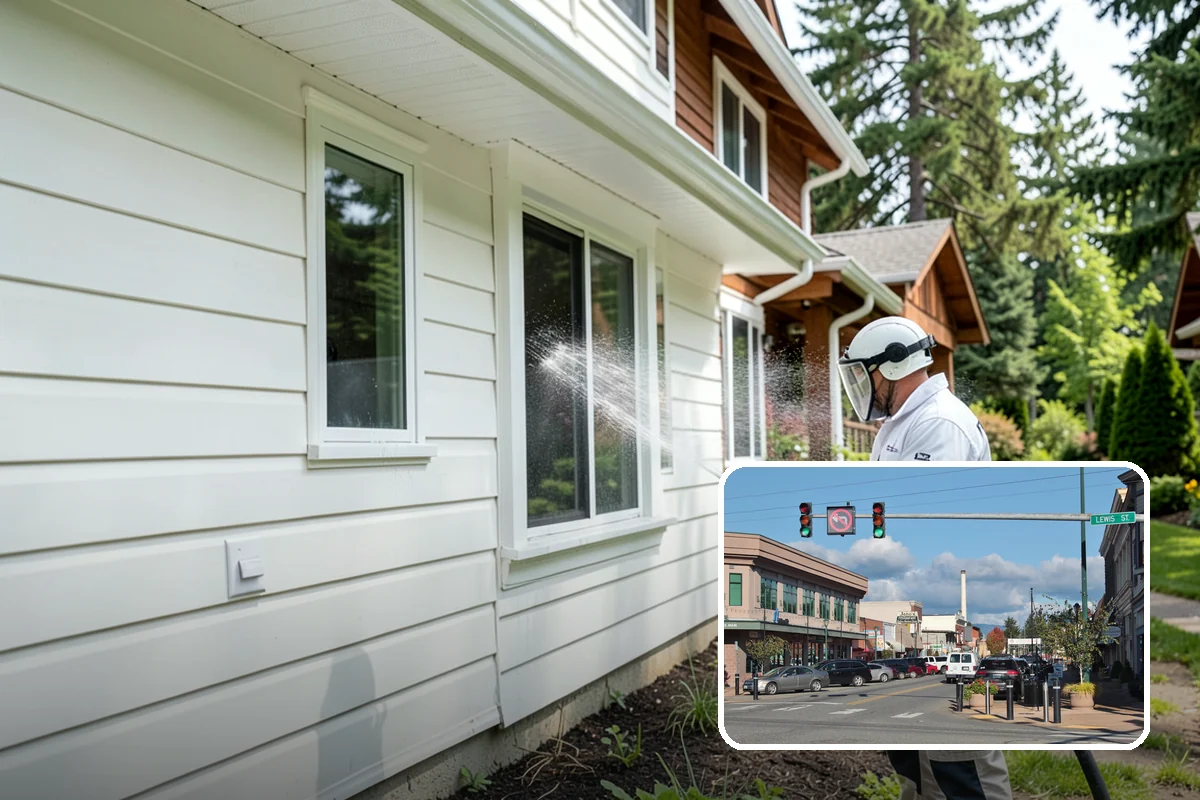 Gazebo Washing in Monroe, Snohomish County, WA - Removes roof moss and interior mildew from the structure