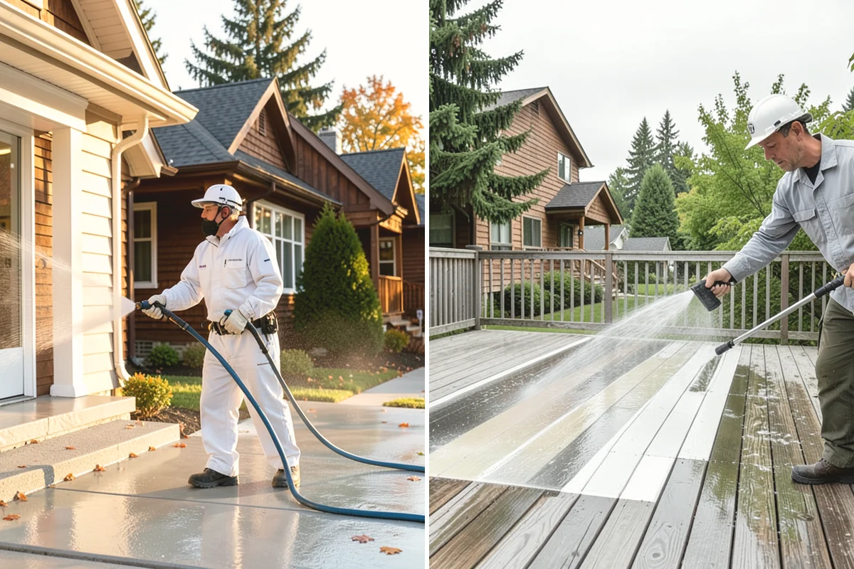 Gazebo Washing in North Bend, King County, WA - Sweep debris and cobwebs from the interior and roof