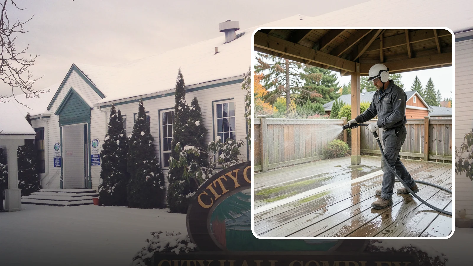 Gazebo Washing in Pacific, King County, WA - Wash gazebos inside and out to remove the moss, cobwebs, and mildew that collect in a shaded garden structure.