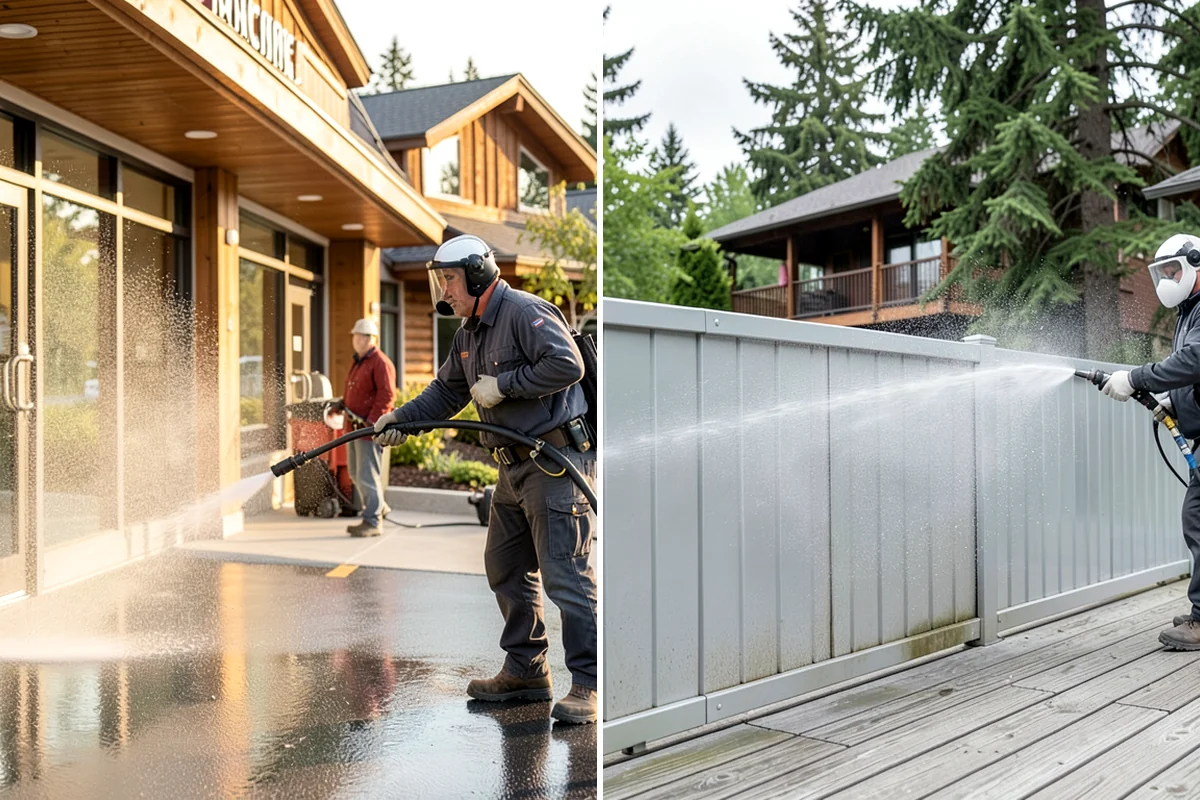 Gazebo Washing in Pacific, King County, WA - Sweep debris and cobwebs from the interior and roof
