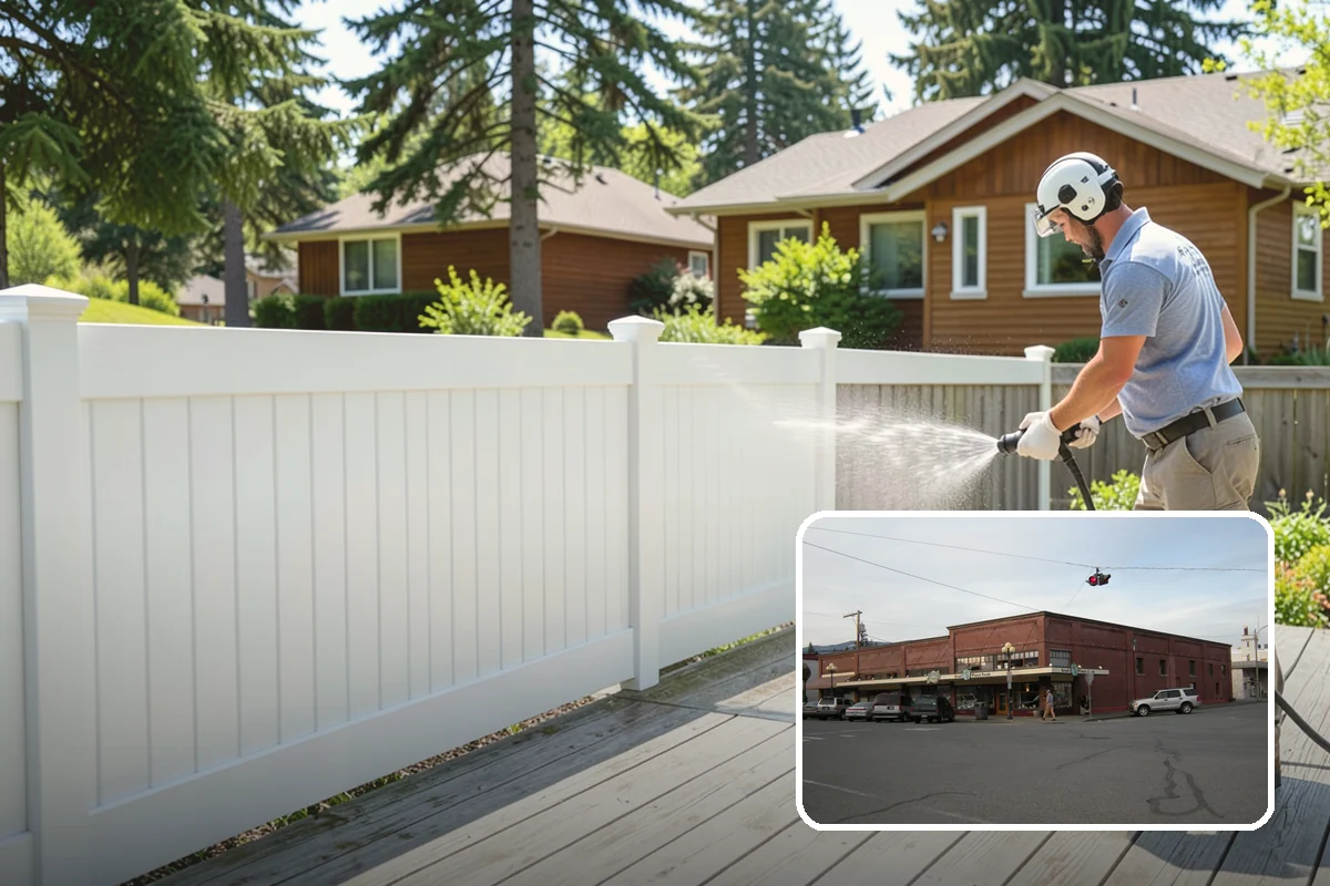 Gazebo Washing in Sedro-Woolley, Skagit County, WA - Removes roof moss and interior mildew from the structure