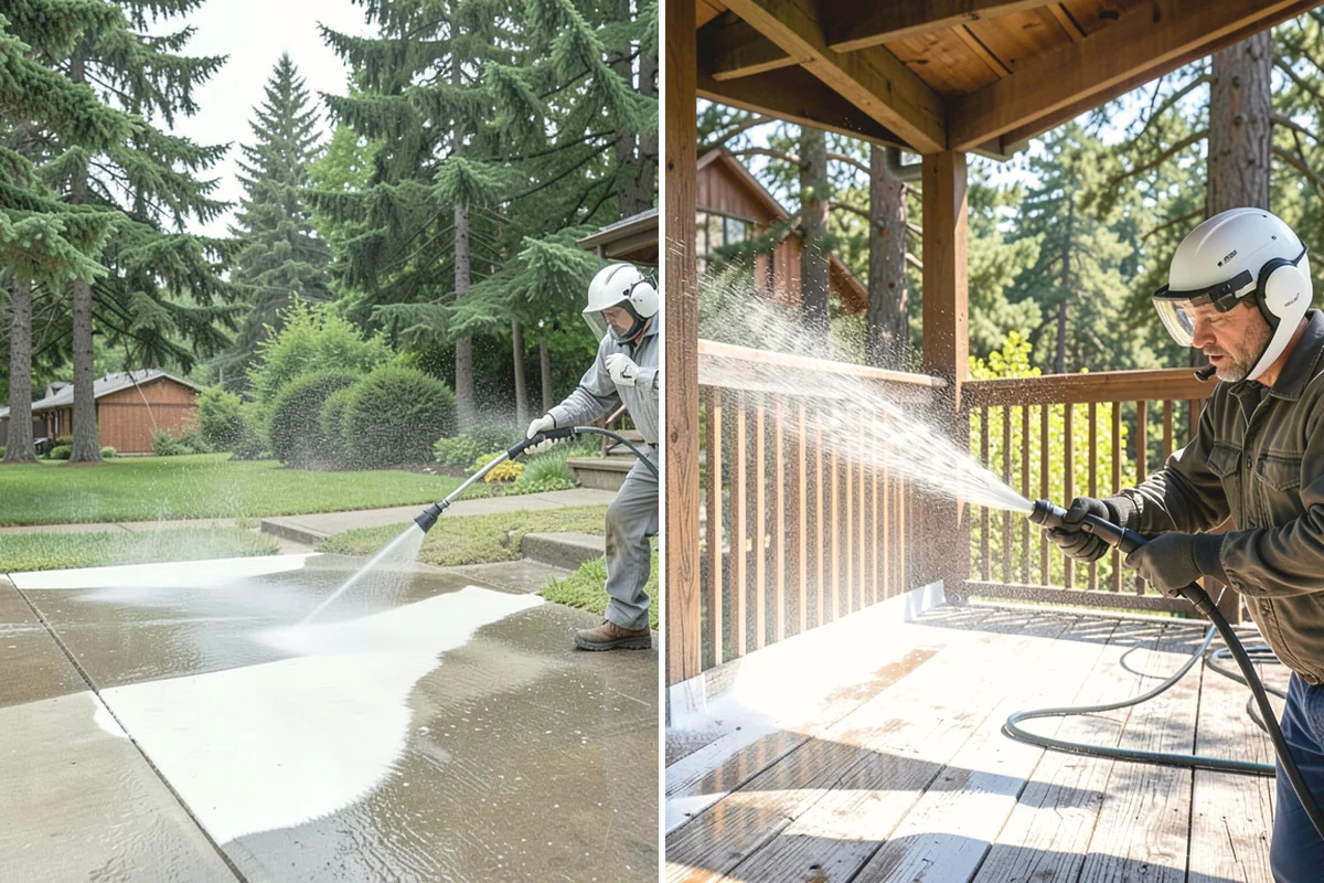 Gazebo Washing in Yarrow Point, King County, WA - Sweep debris and cobwebs from the interior and roof