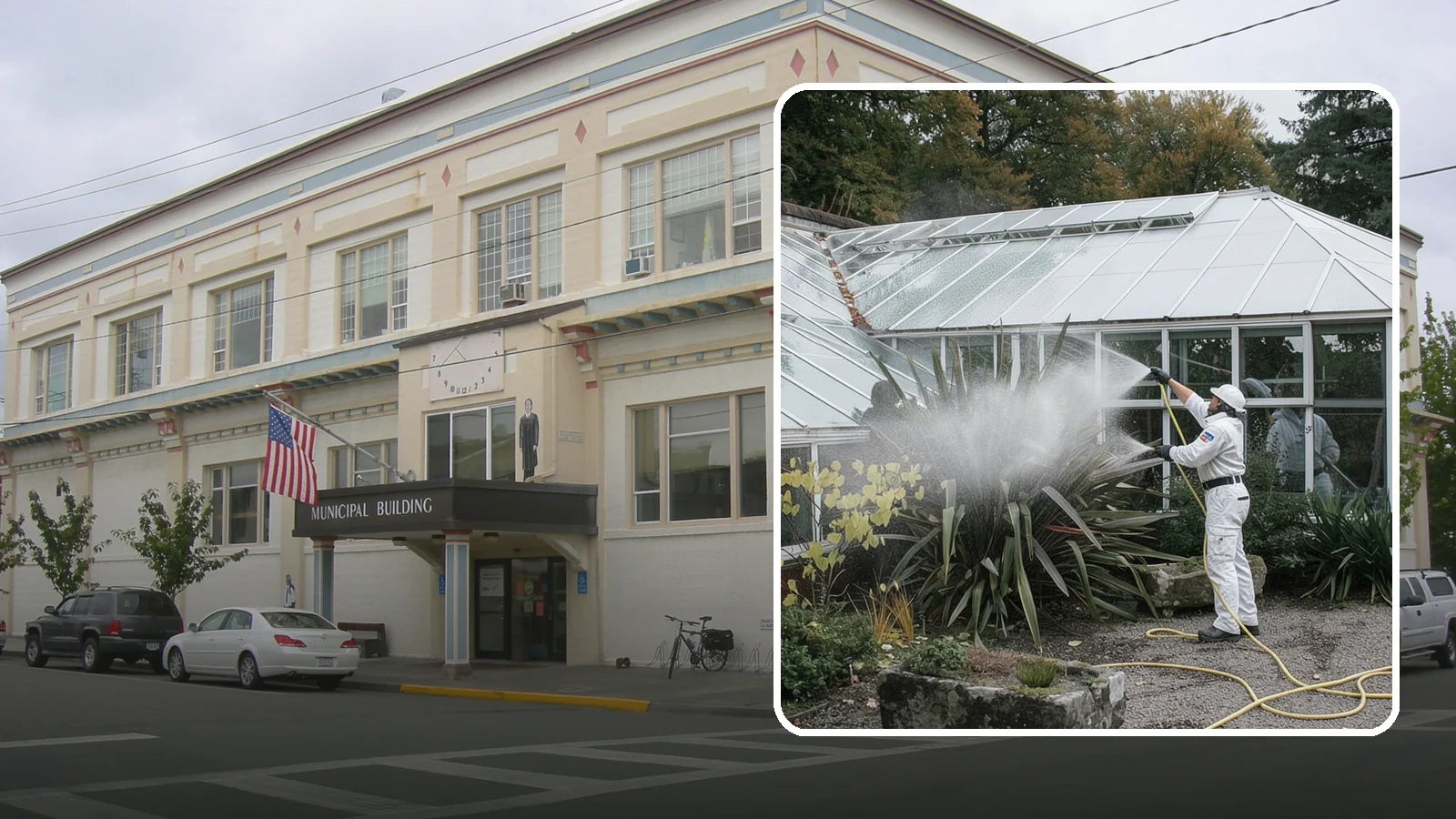 Glass Cleaning in Anacortes, Skagit County, WA - Streak-free exterior glass cleaning for windows, doors, and glass features that cuts through Northwest grime and mineral spotting.
