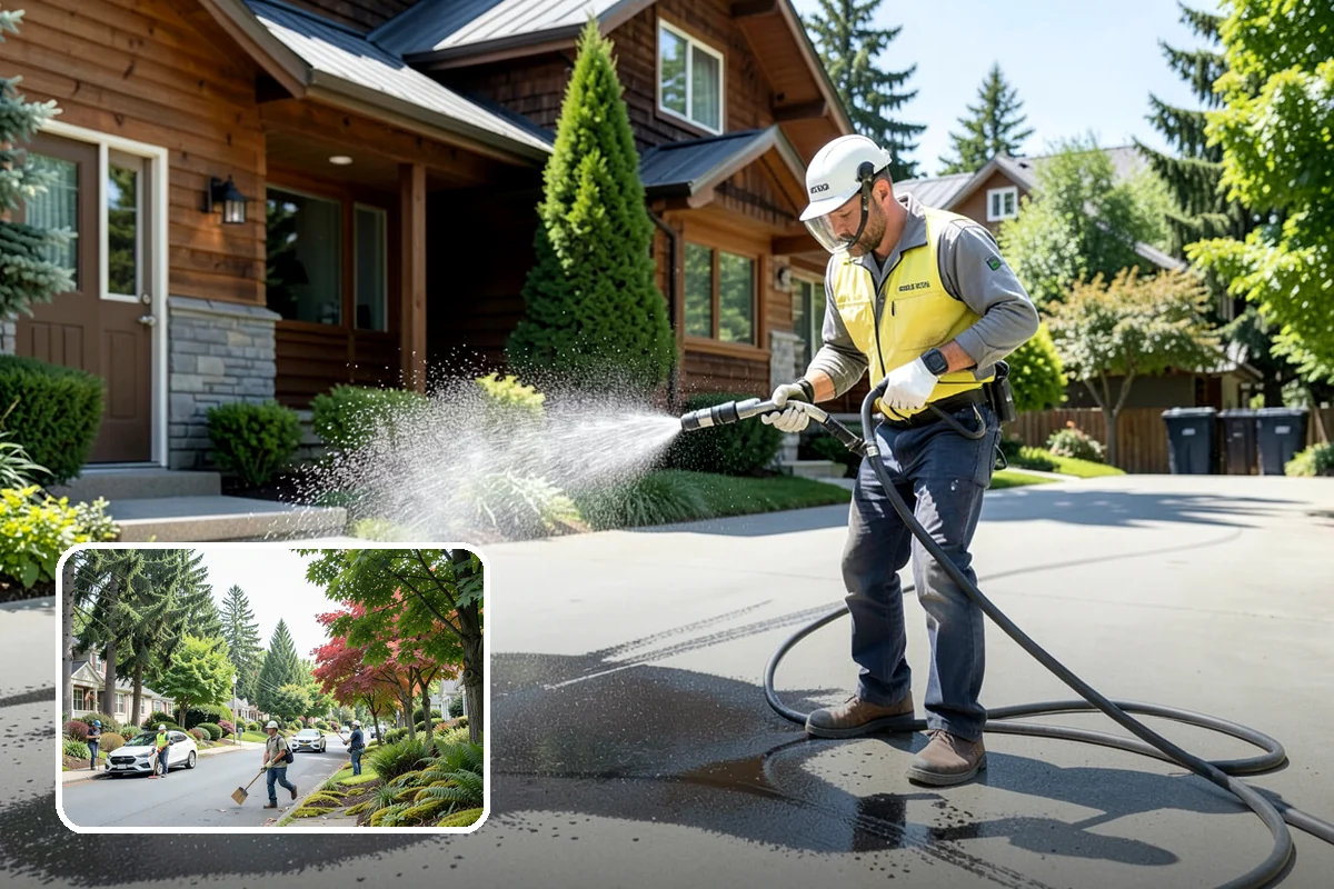 Glass Cleaning in Beaux Arts Village, King County, WA - Delivers streak-free clarity on exterior glass