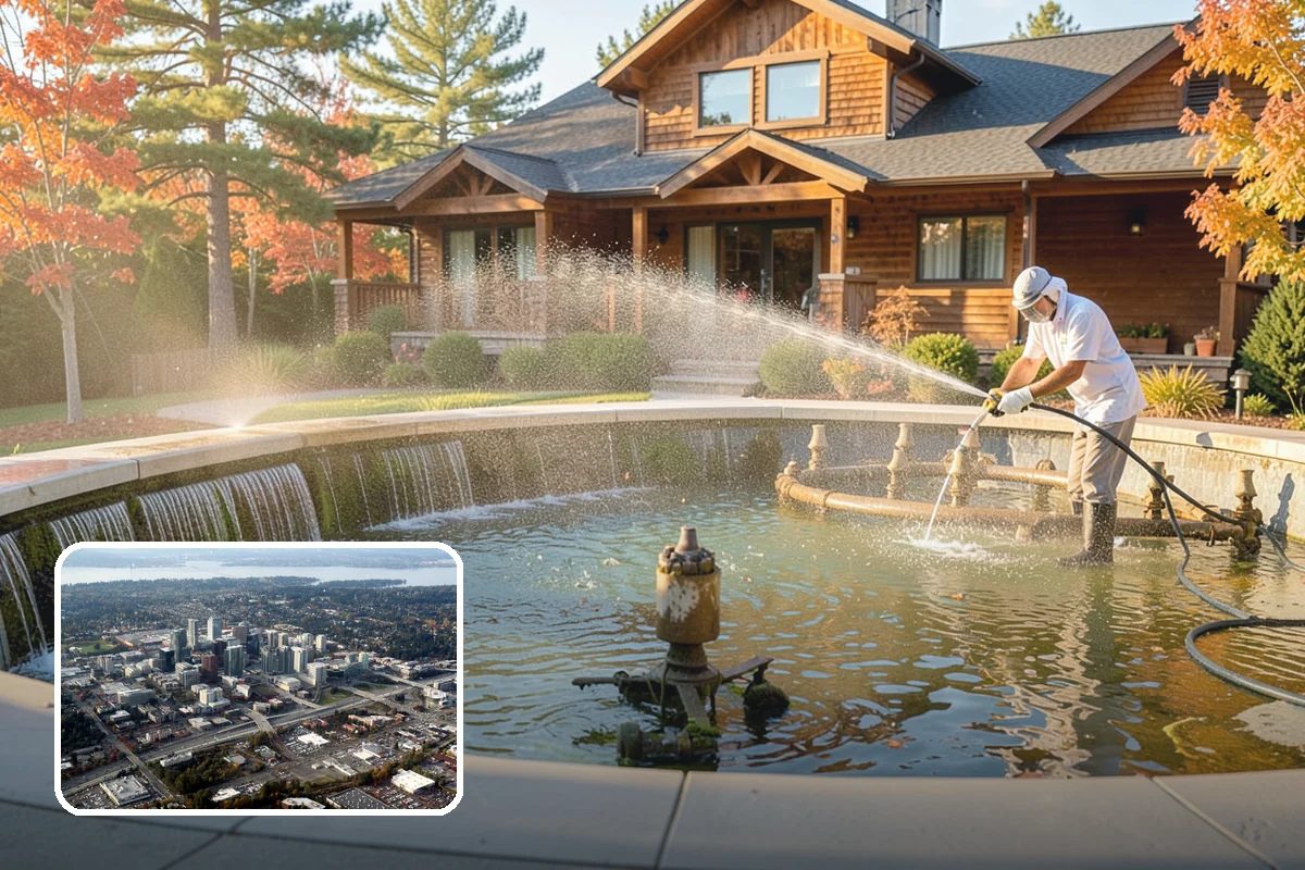 Glass Cleaning in Bellevue, King County, WA - Delivers streak-free clarity on exterior glass