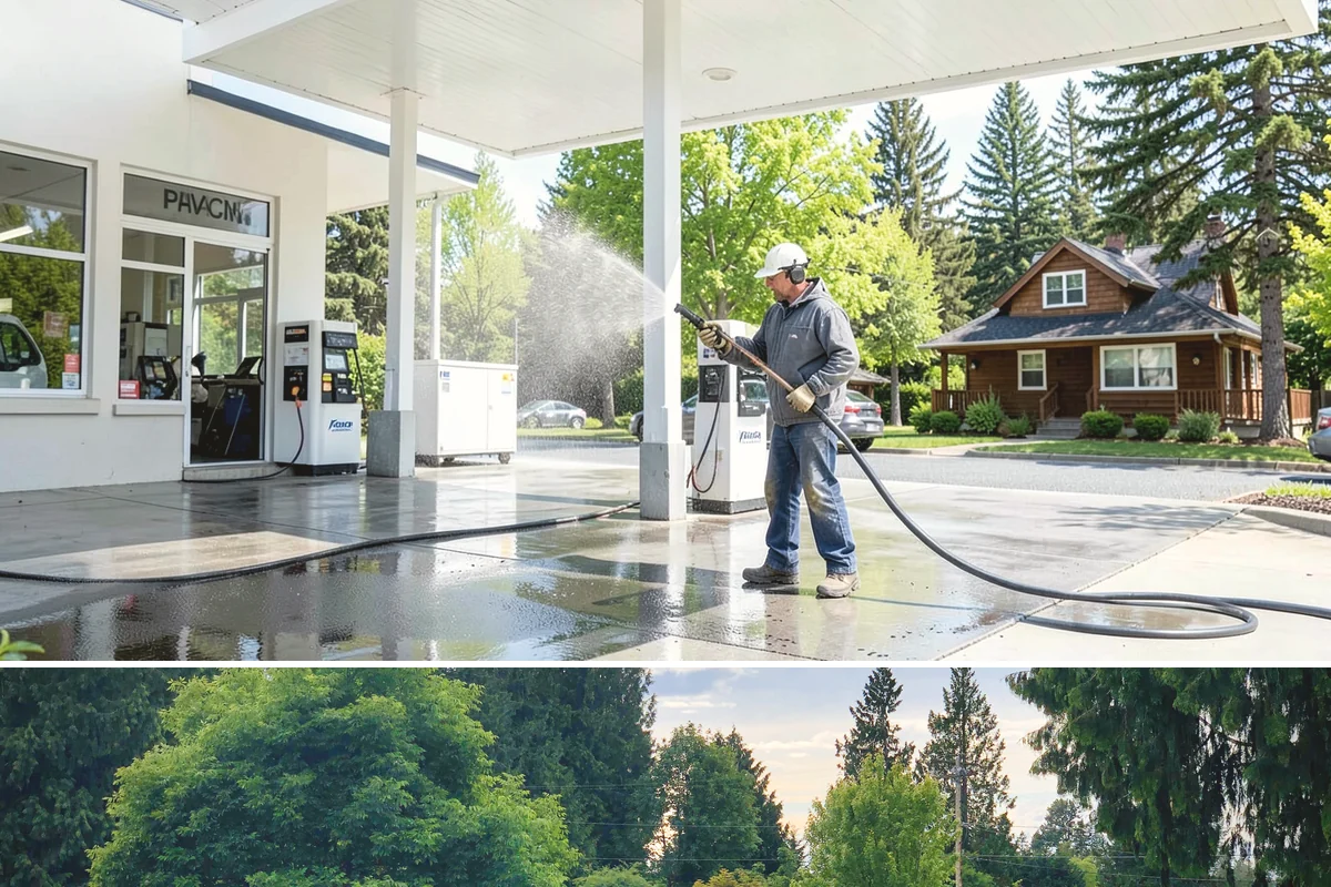 Glass Cleaning in Bonney Lake, Pierce County, WA - Clean exterior glass in spring to clear winter grime, and again in early fall after the pollen and dry-season dust settle.
