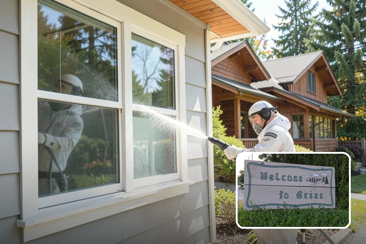 Glass Cleaning in Brier, Snohomish County, WA - Delivers streak-free clarity on exterior glass