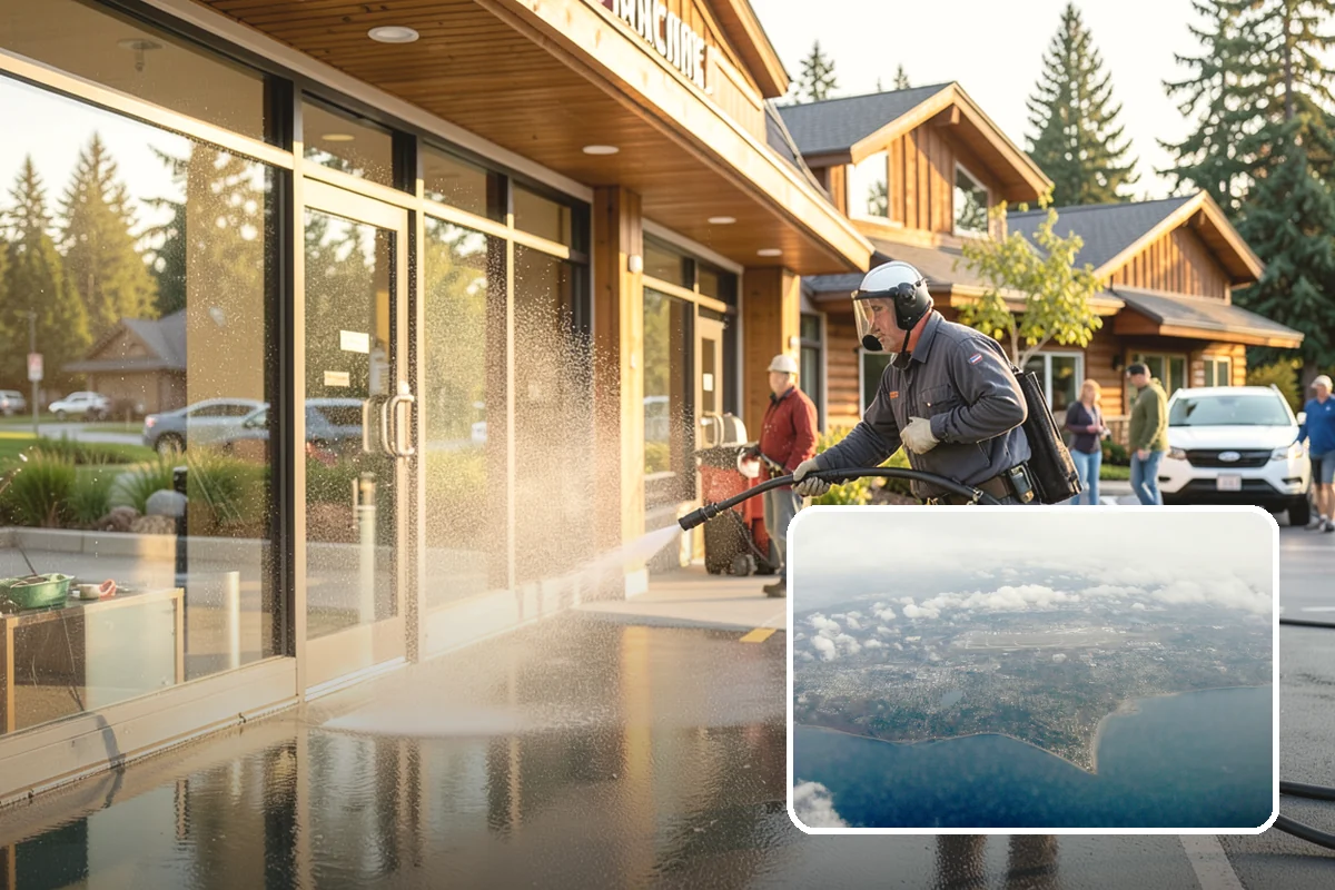 Glass Cleaning in Burien, King County, WA - Delivers streak-free clarity on exterior glass