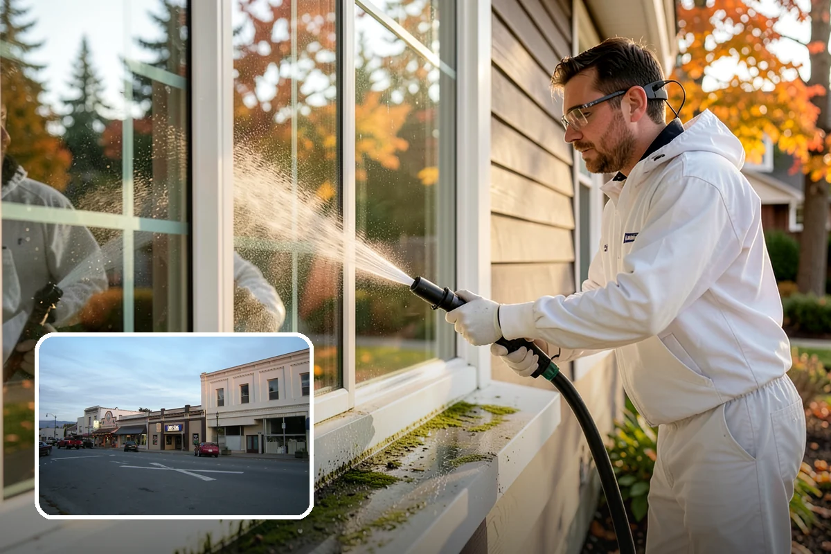 Glass Cleaning in Burlington, Skagit County, WA - Delivers streak-free clarity on exterior glass