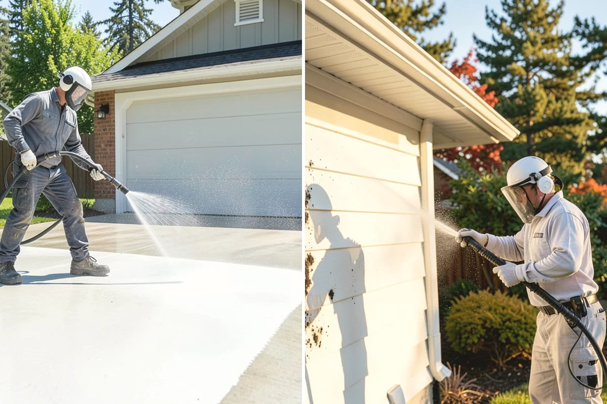 Glass Cleaning in Burlington, Skagit County, WA - Rinse loose debris and pollen from the glass