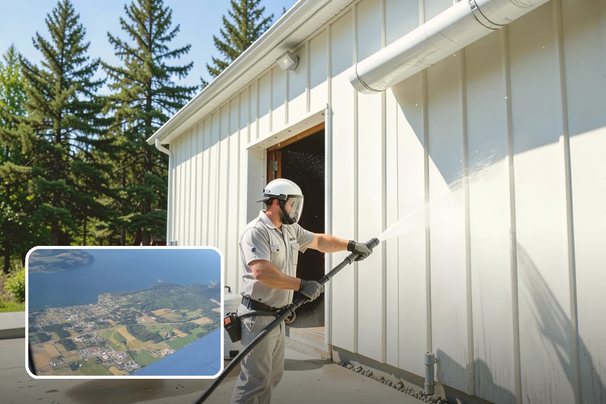 Glass Cleaning in Coupeville, Island County, WA - Delivers streak-free clarity on exterior glass