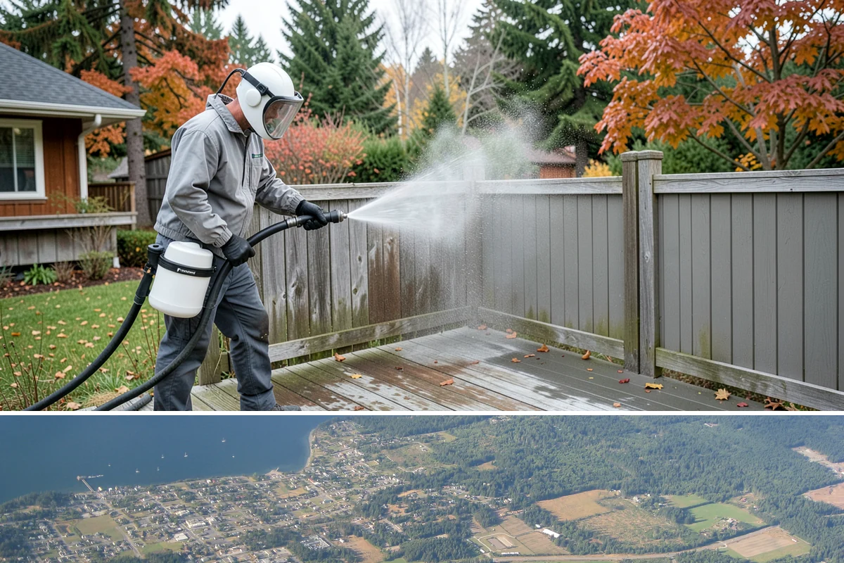 Glass Cleaning in Coupeville, Island County, WA - Clean exterior glass in spring to clear winter grime, and again in early fall after the pollen and dry-season dust settle.