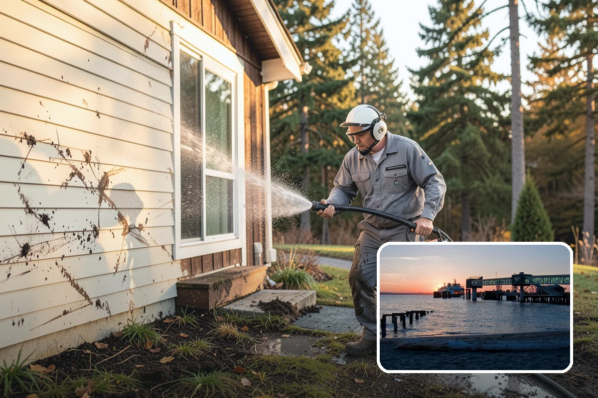 Glass Cleaning in Edmonds, Snohomish County, WA - Delivers streak-free clarity on exterior glass