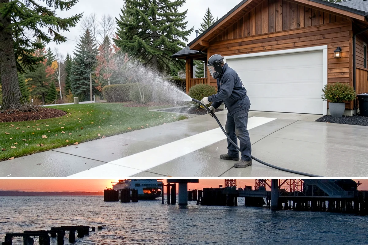 Glass Cleaning in Edmonds, Snohomish County, WA - Clean exterior glass in spring to clear winter grime, and again in early fall after the pollen and dry-season dust settle.