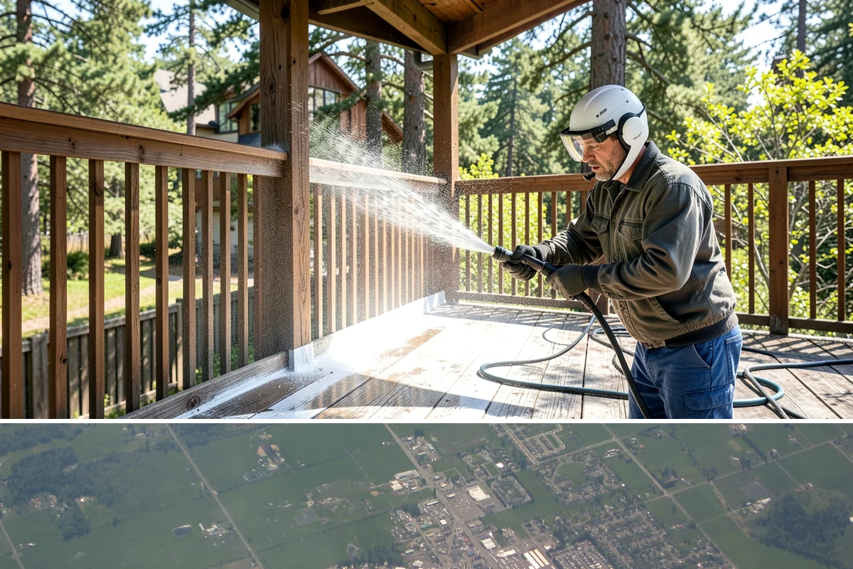Glass Cleaning in Enumclaw, King County, WA - Clean exterior glass in spring to clear winter grime, and again in early fall after the pollen and dry-season dust settle.
