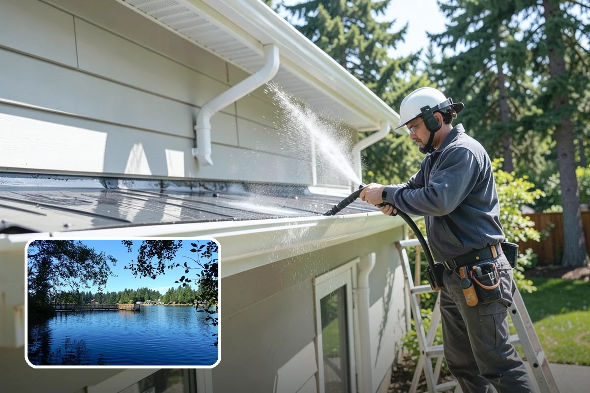 Glass Cleaning in Federal Way, King County, WA - Delivers streak-free clarity on exterior glass