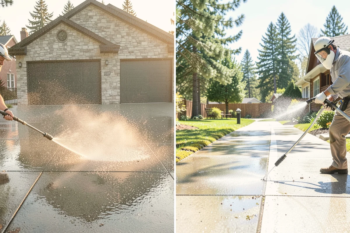 Glass Cleaning in Fife, Pierce County, WA - Rinse loose debris and pollen from the glass
