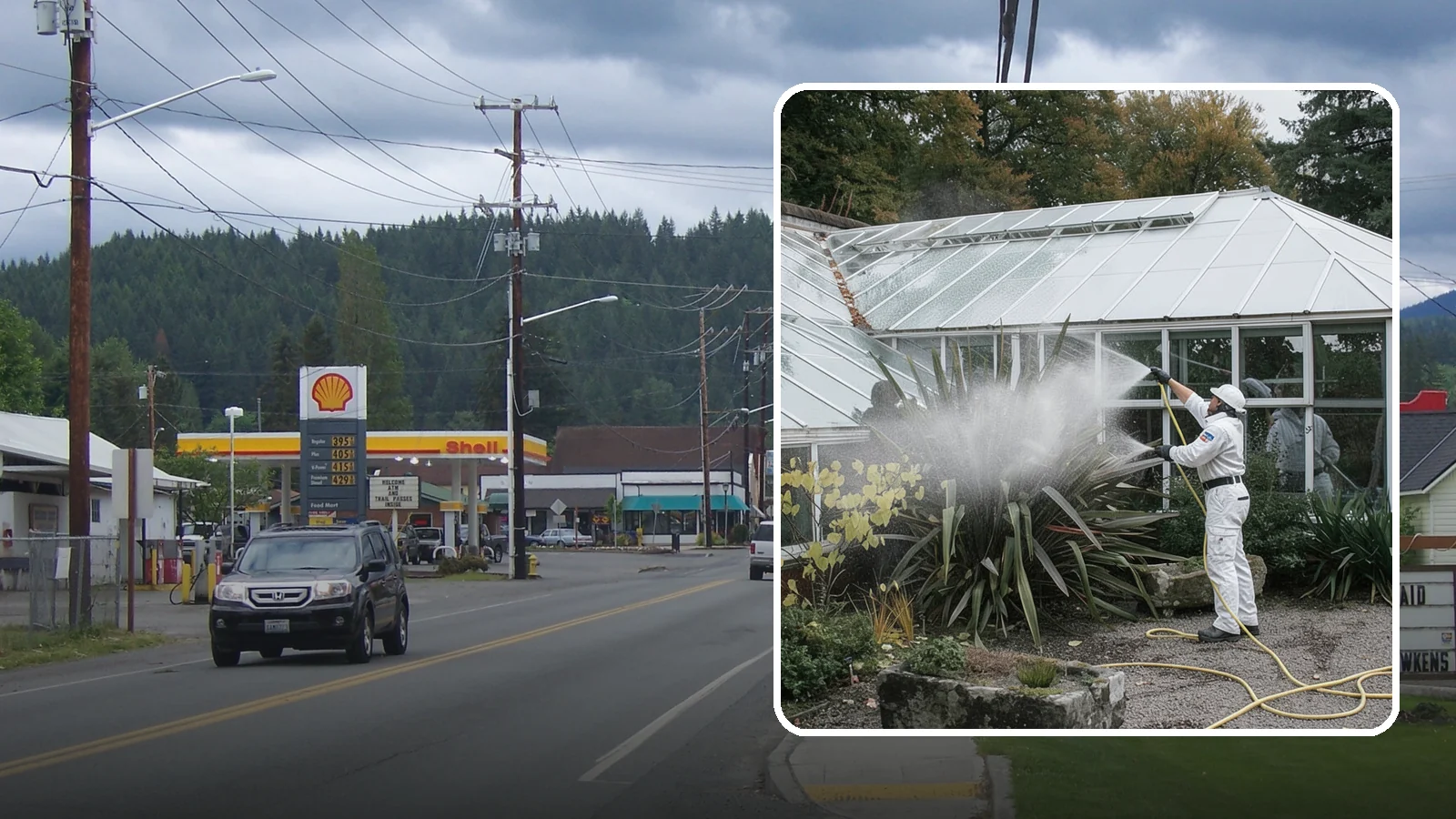 Glass Cleaning in Granite Falls, Snohomish County, WA - Streak-free exterior glass cleaning for windows, doors, and glass features that cuts through Northwest grime and mineral spotting.