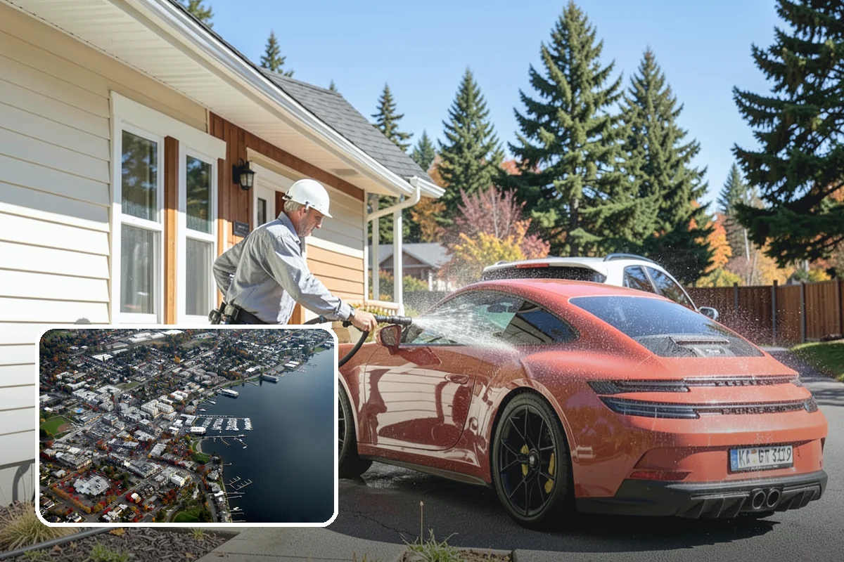 Glass Cleaning in Kirkland, King County, WA - Delivers streak-free clarity on exterior glass