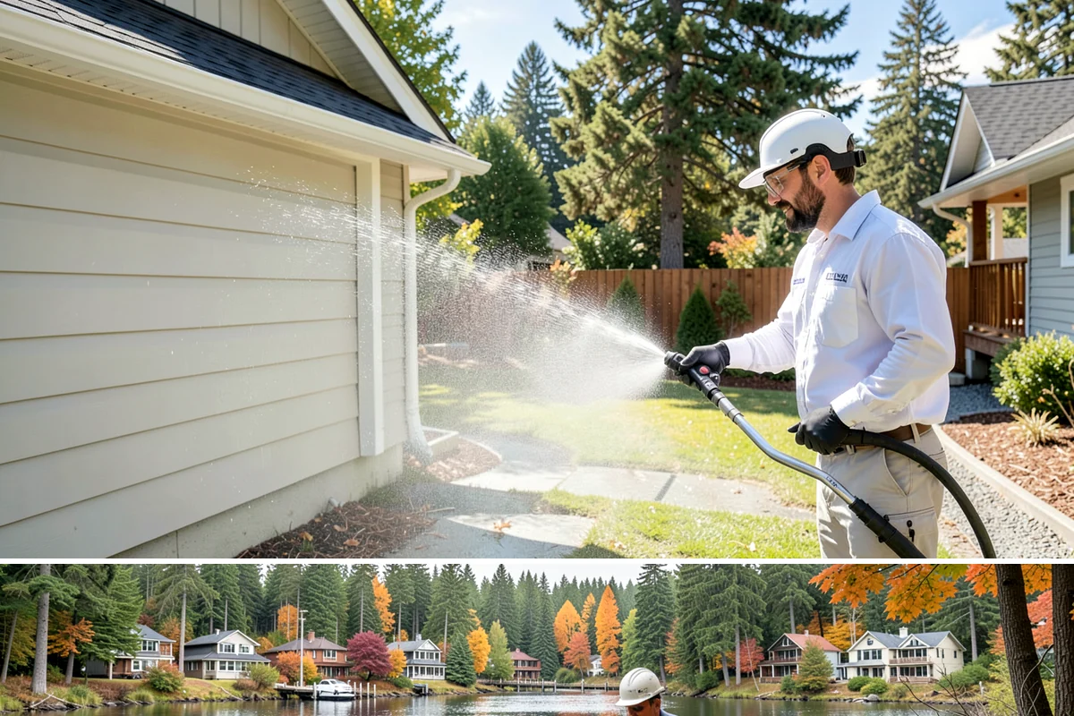 Glass Cleaning in La Conner, Skagit County, WA - Clean exterior glass in spring to clear winter grime, and again in early fall after the pollen and dry-season dust settle.