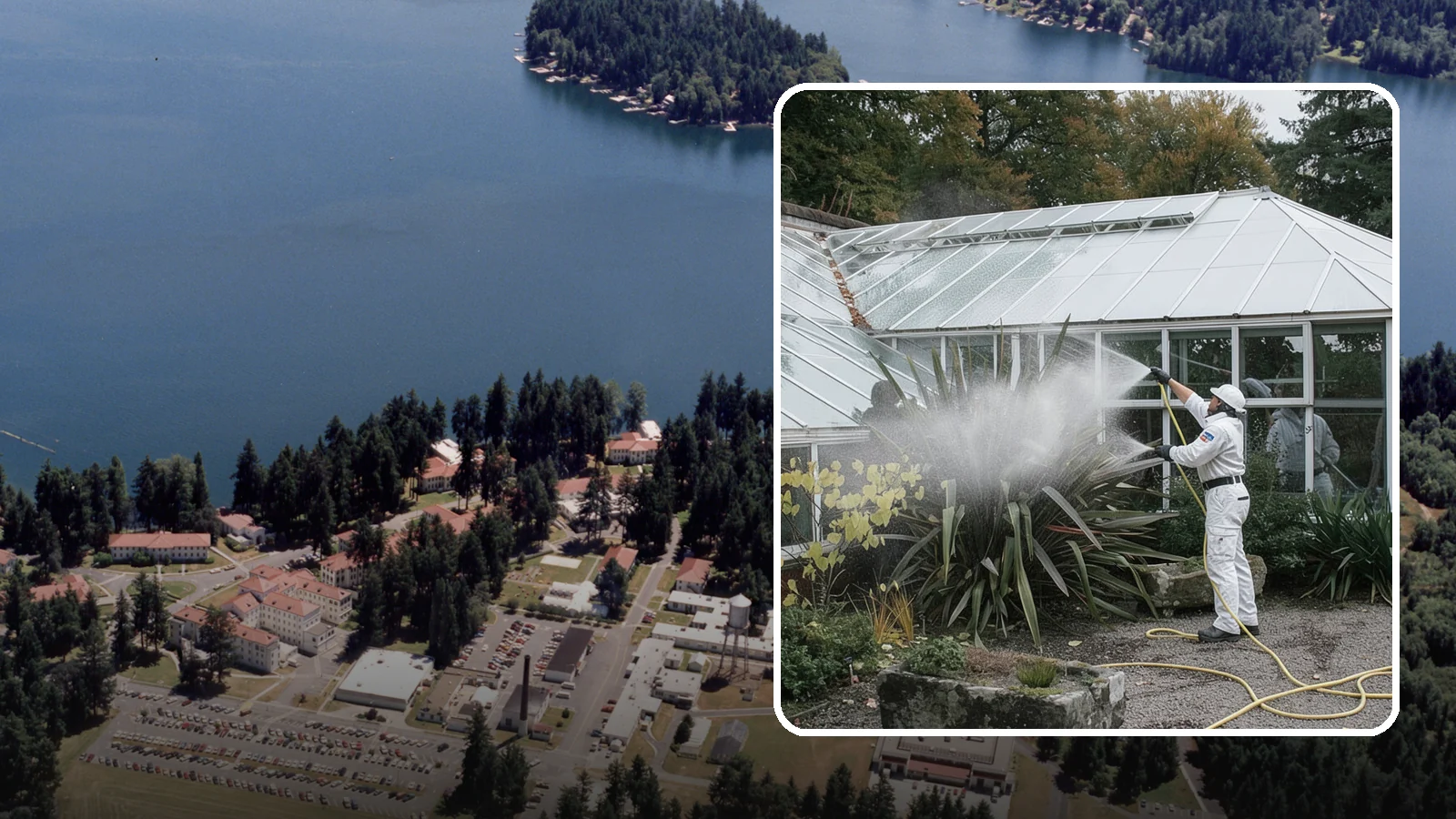 Glass Cleaning in Lakewood, Pierce County, WA - Streak-free exterior glass cleaning for windows, doors, and glass features that cuts through Northwest grime and mineral spotting.