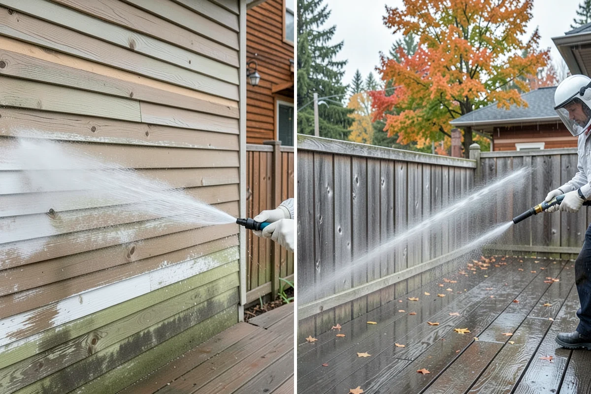 Glass Cleaning in Lyman, Skagit County, WA - Rinse loose debris and pollen from the glass