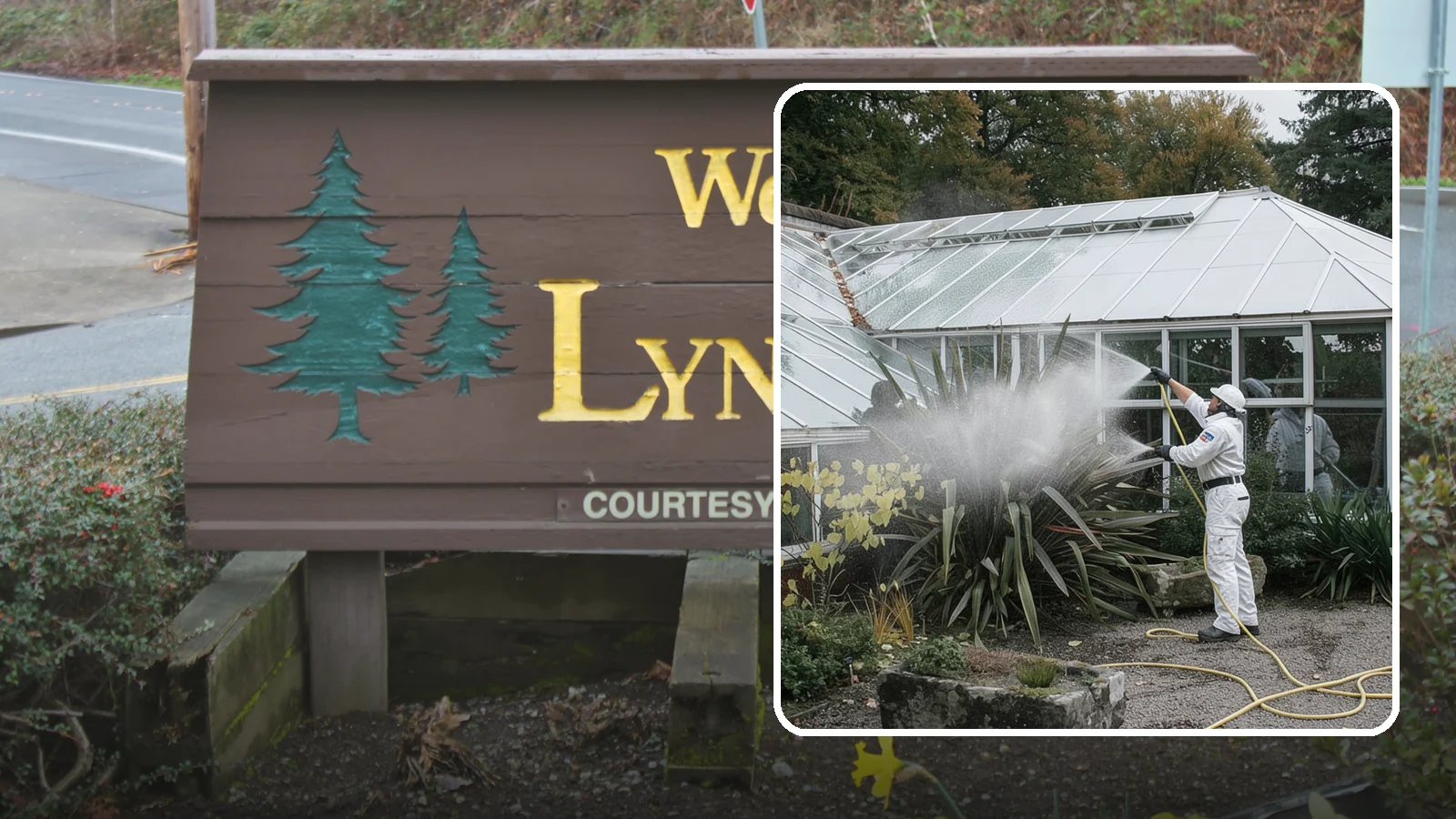 Glass Cleaning in Lynnwood, Snohomish County, WA - Streak-free exterior glass cleaning for windows, doors, and glass features that cuts through Northwest grime and mineral spotting.