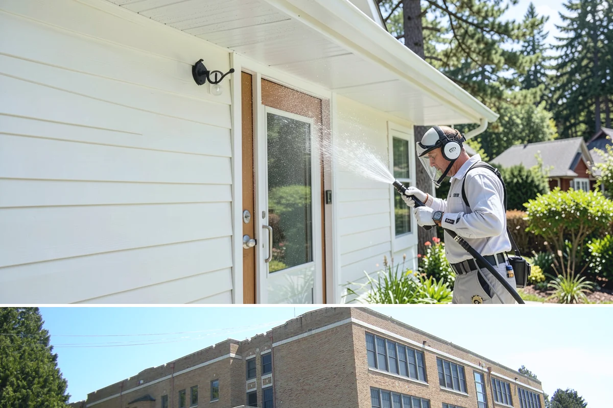 Glass Cleaning in Maple Valley, King County, WA - Clean exterior glass in spring to clear winter grime, and again in early fall after the pollen and dry-season dust settle.