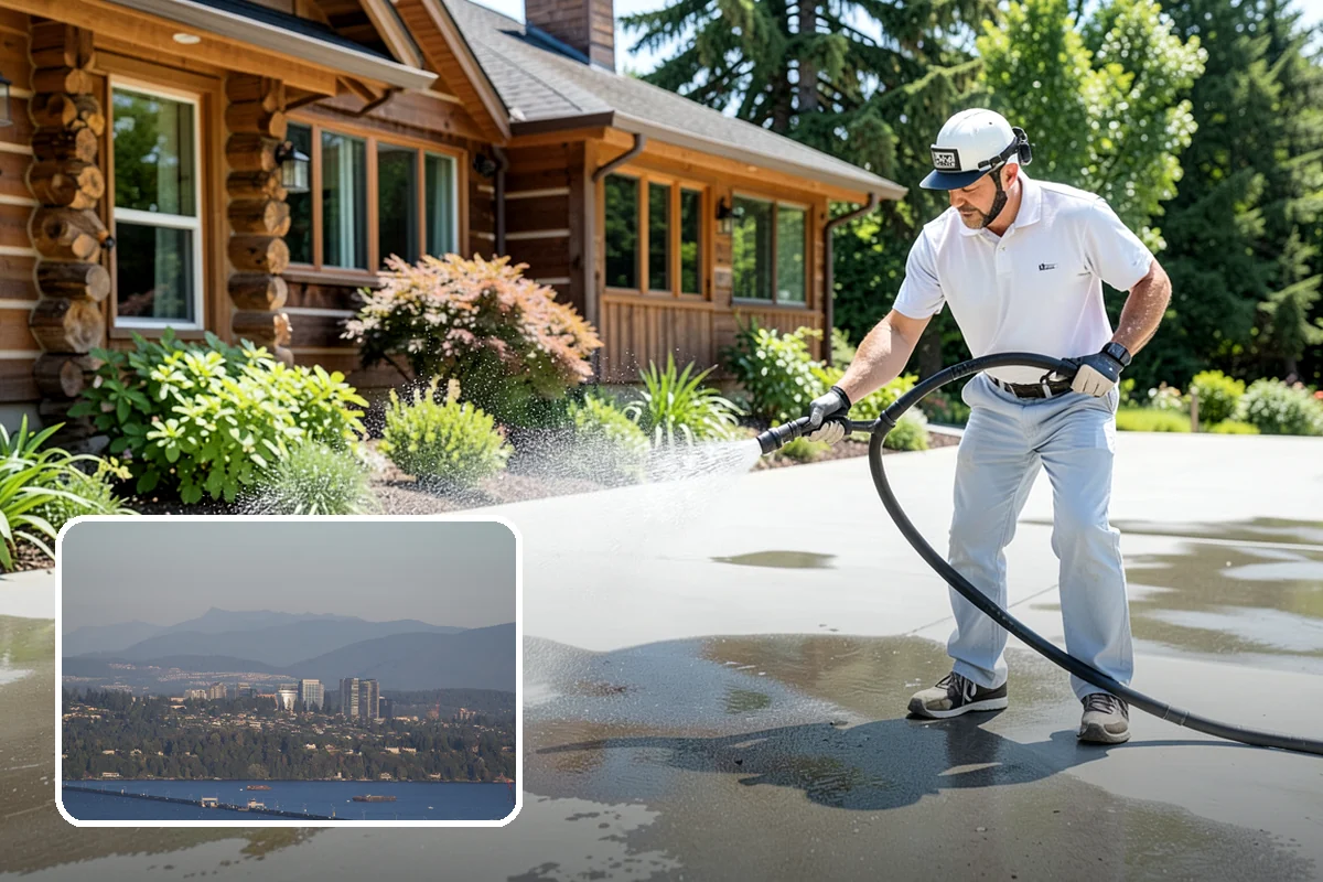 Glass Cleaning in Medina, King County, WA - Delivers streak-free clarity on exterior glass