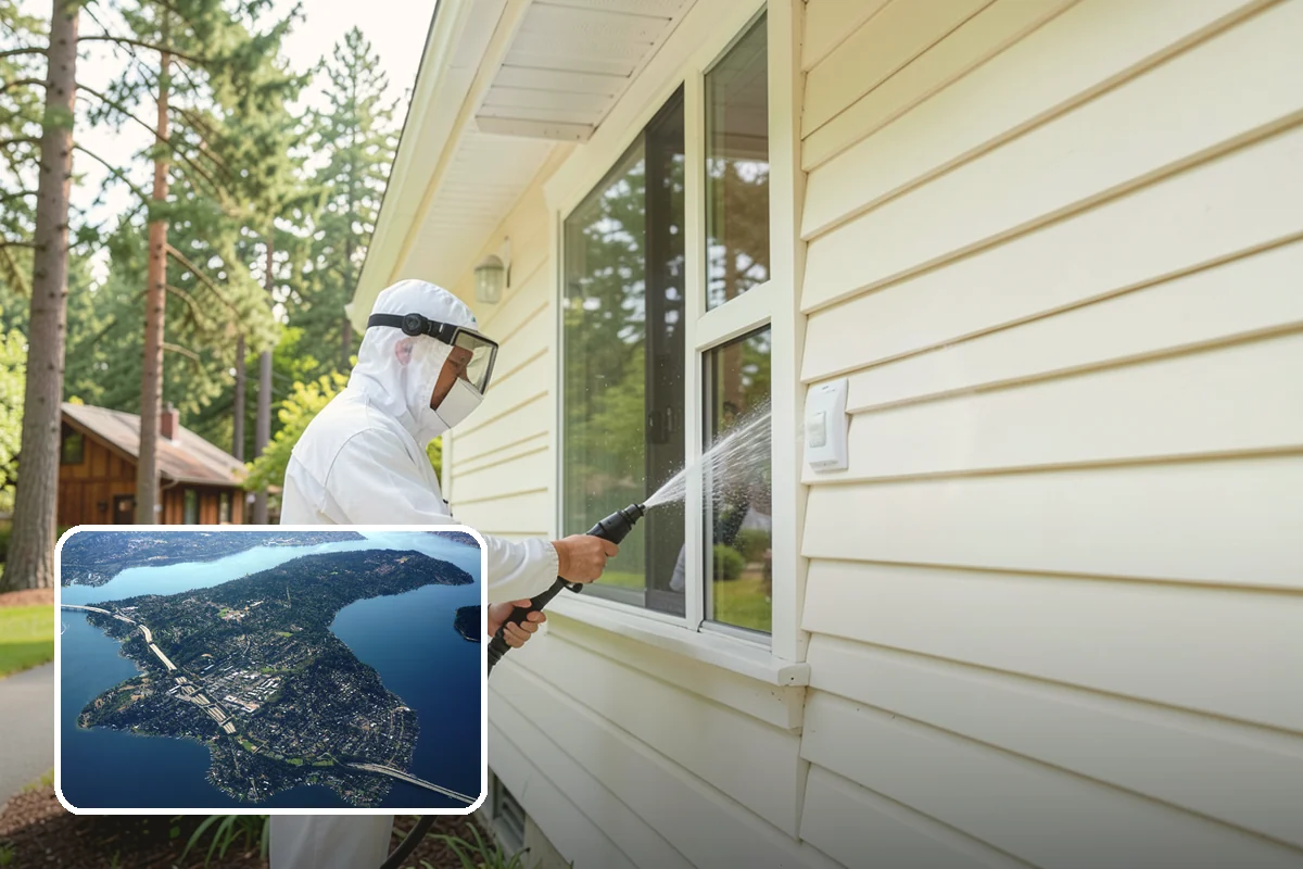 Glass Cleaning in Mercer Island, King County, WA - Delivers streak-free clarity on exterior glass