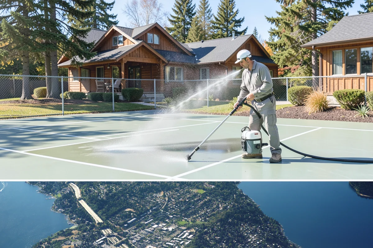 Glass Cleaning in Mercer Island, King County, WA - Clean exterior glass in spring to clear winter grime, and again in early fall after the pollen and dry-season dust settle.