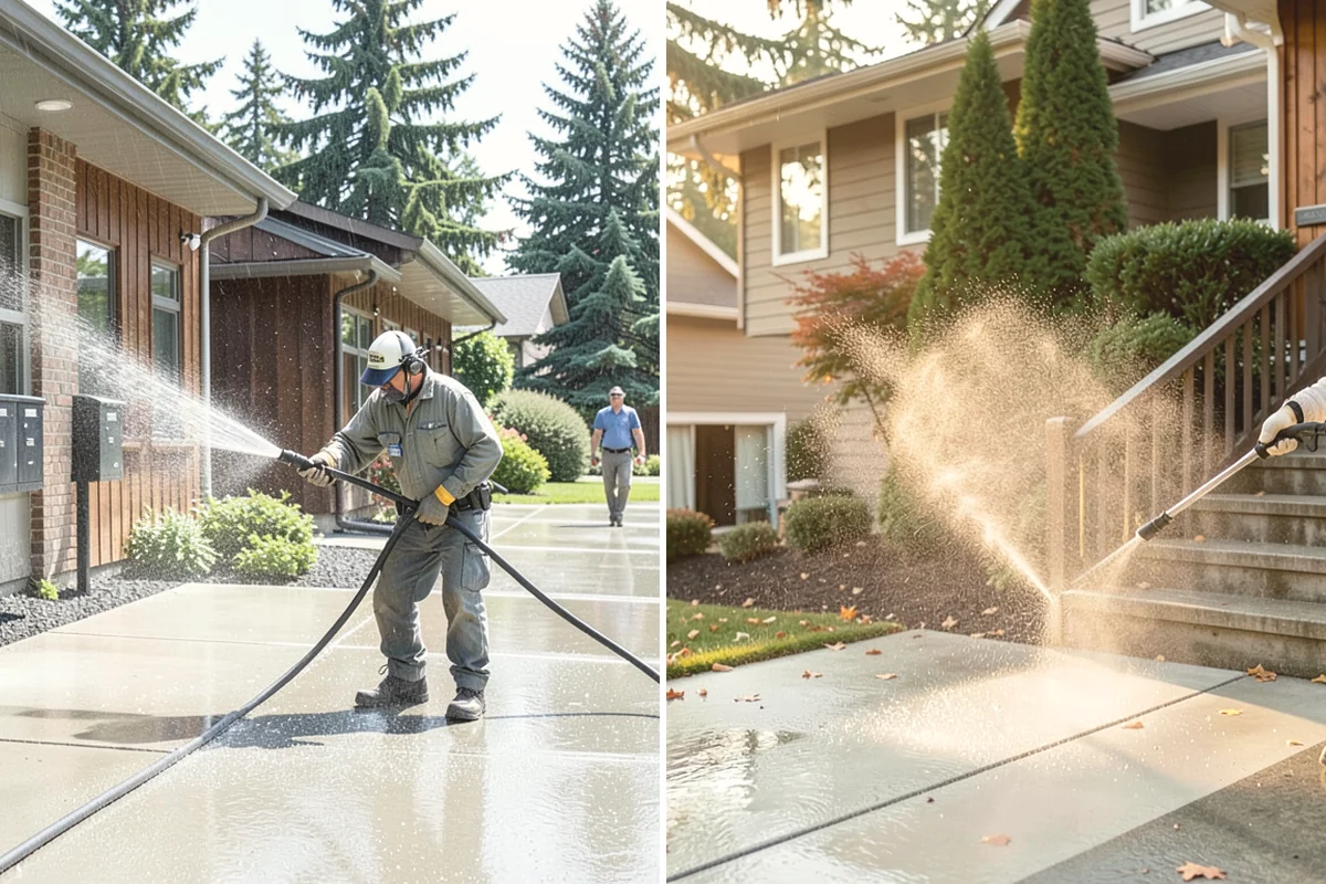 Glass Cleaning in Mill Creek, Snohomish County, WA - Rinse loose debris and pollen from the glass