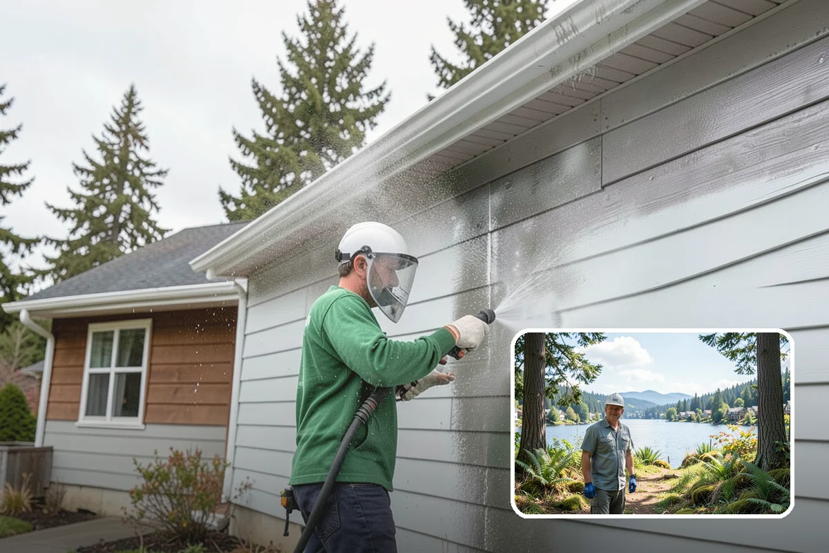 Glass Cleaning in Milton, King County, WA - Delivers streak-free clarity on exterior glass
