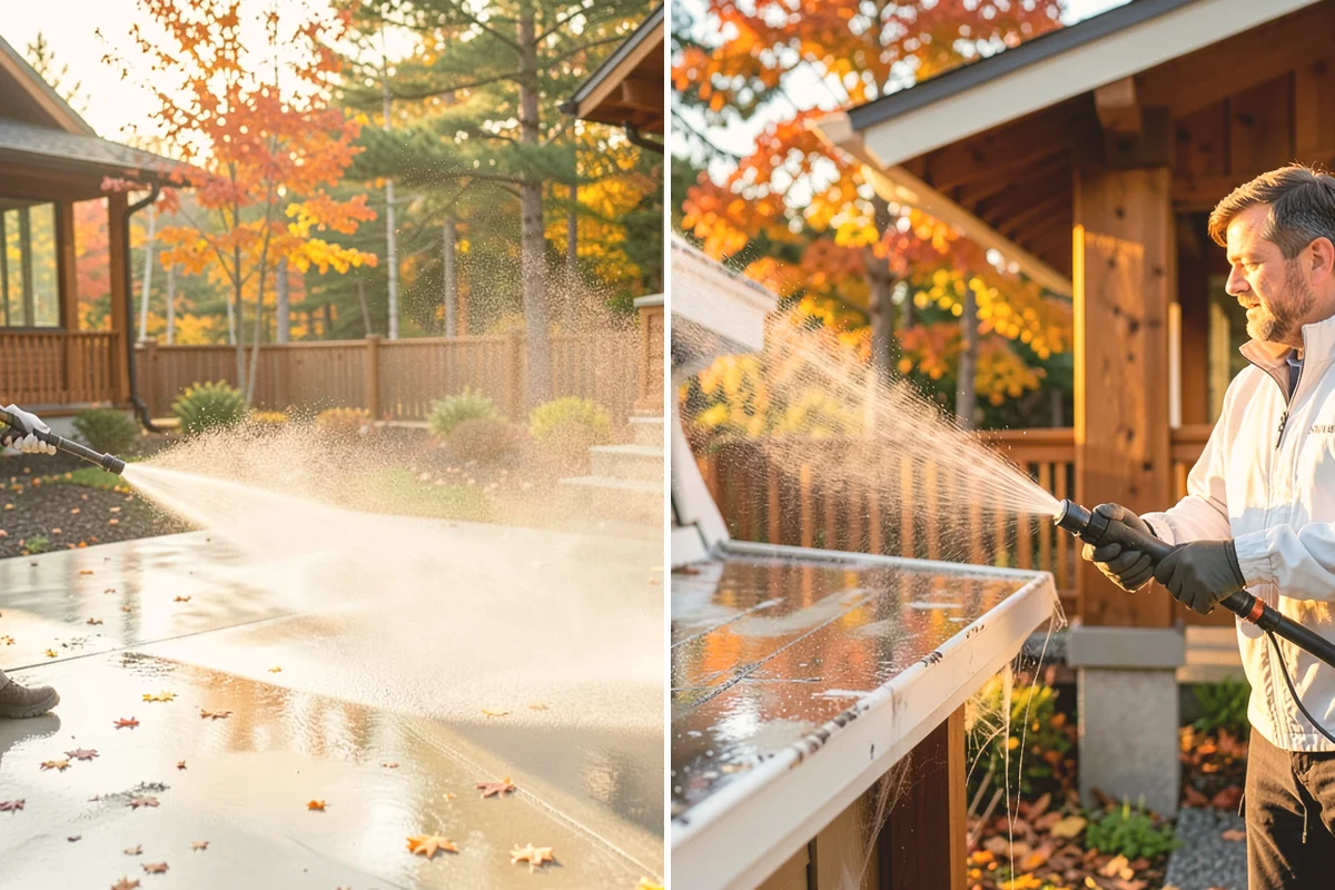 Glass Cleaning in Mount Vernon, Skagit County, WA - Rinse loose debris and pollen from the glass