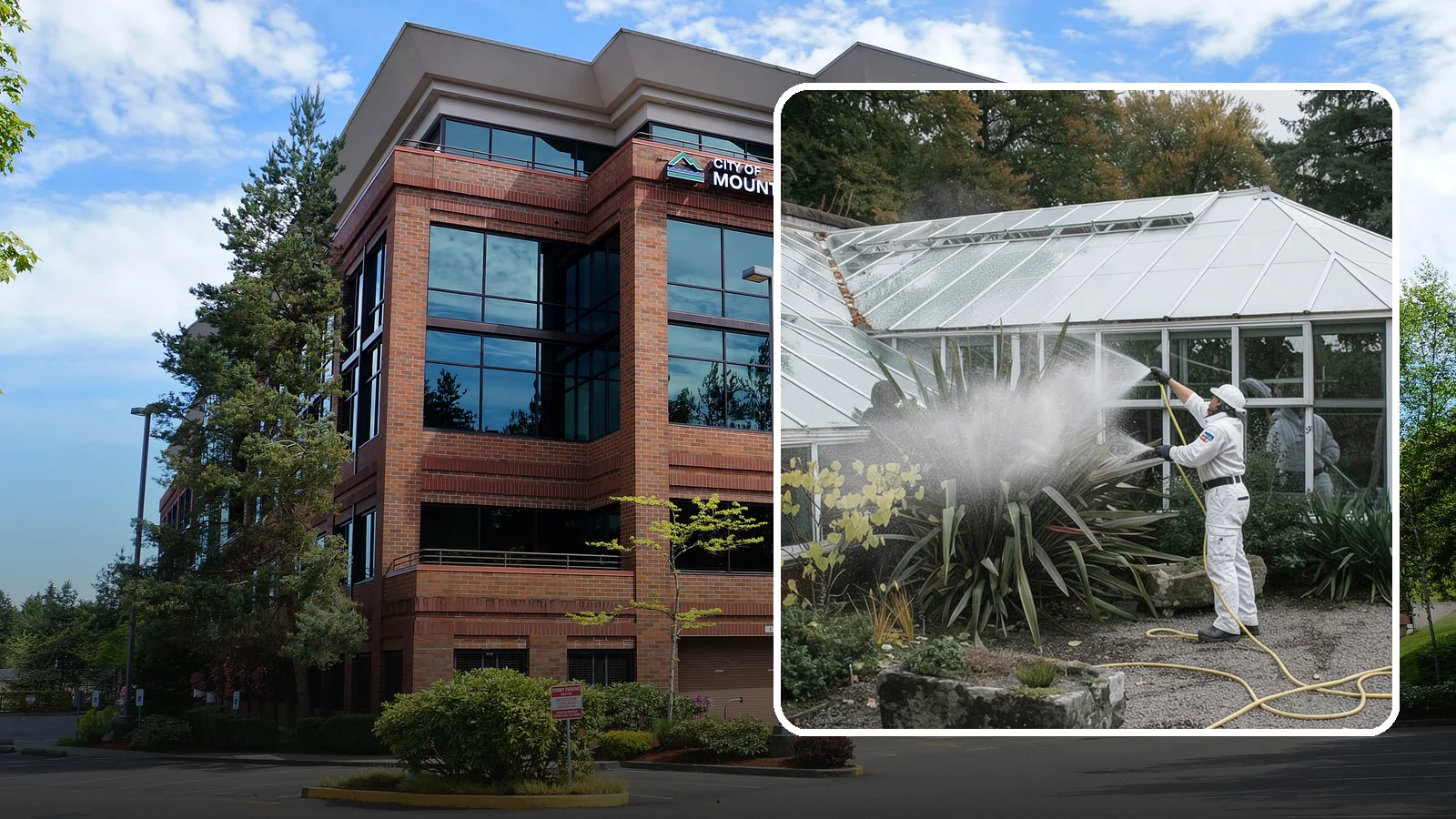 Glass Cleaning in Mountlake Terrace, Snohomish County, WA - Streak-free exterior glass cleaning for windows, doors, and glass features that cuts through Northwest grime and mineral spotting.